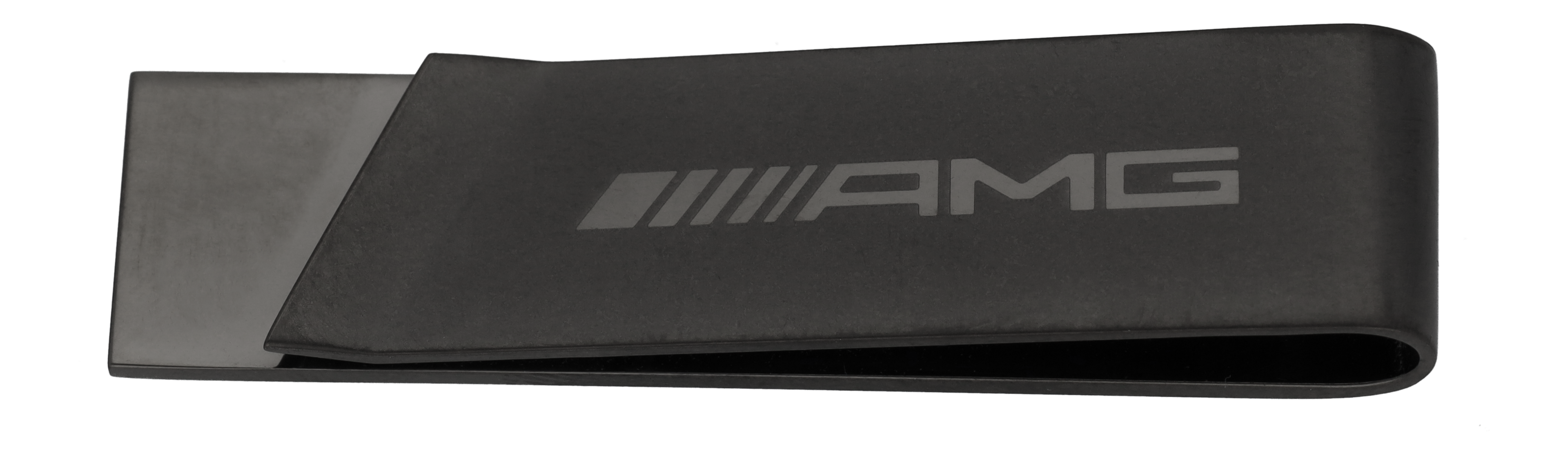 AMG Geldscheinklammer anthrazit, Edelstahl