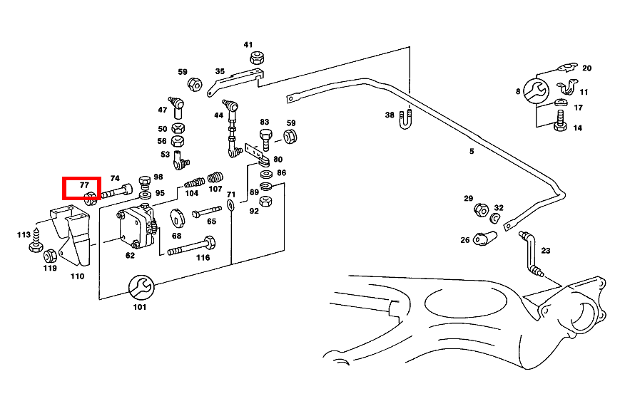 Sechskantmutter M10 300 TDT 123