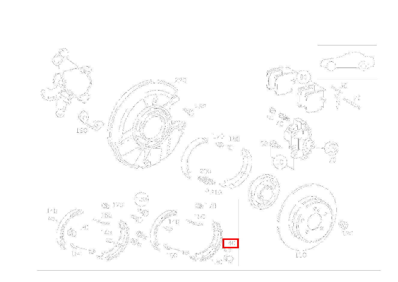 Zugfeder BREMSBACKEN AN ABDECKBLECH SLK 320 AMG KOMP 170