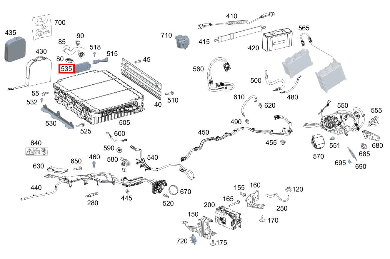 STEUERGERAET VOLLSTAENDIG BATTERIE- MANAGEMENT- System GLE 350 e 4MATIC Coupé 167 STEUERGERAET VOLLSTAENDIG BATTERIE- MANAGEMENT- System GLE 350 e 4MATIC Coupé 167
