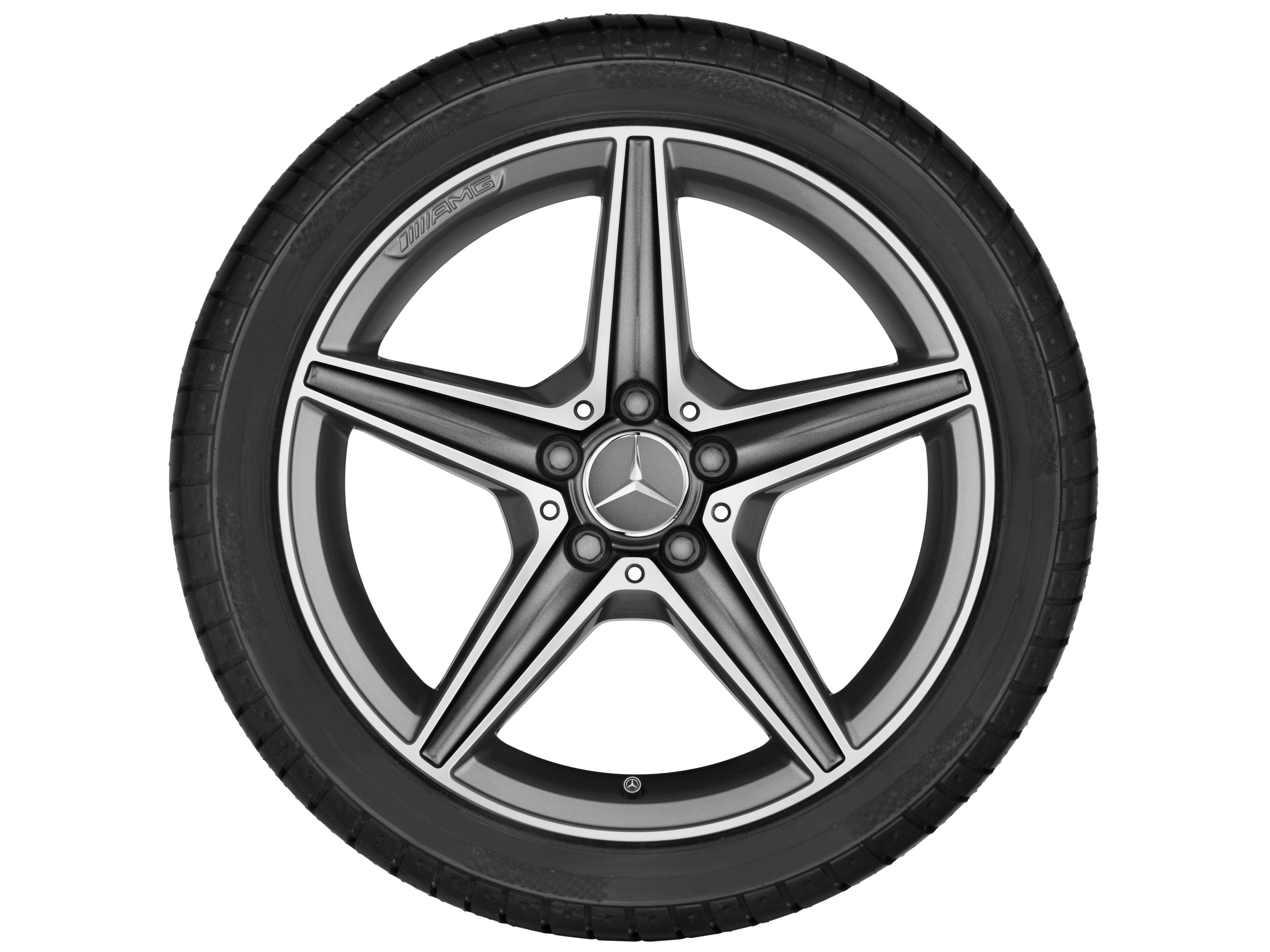 Mercedes-Benz - AMG 5-Speichen-Rad, 45,7 cm (18 Zoll) AMG 5-Speichen-Rad, 45,7 cm (18 Zoll)