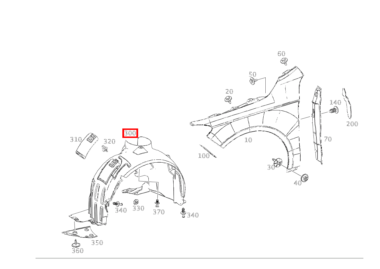 RADLAUFABDECKUNG VORN LINKS CLA 200 Shooting Brake 212 RADLAUFABDECKUNG VORN LINKS CLA 200 Shooting Brake 212