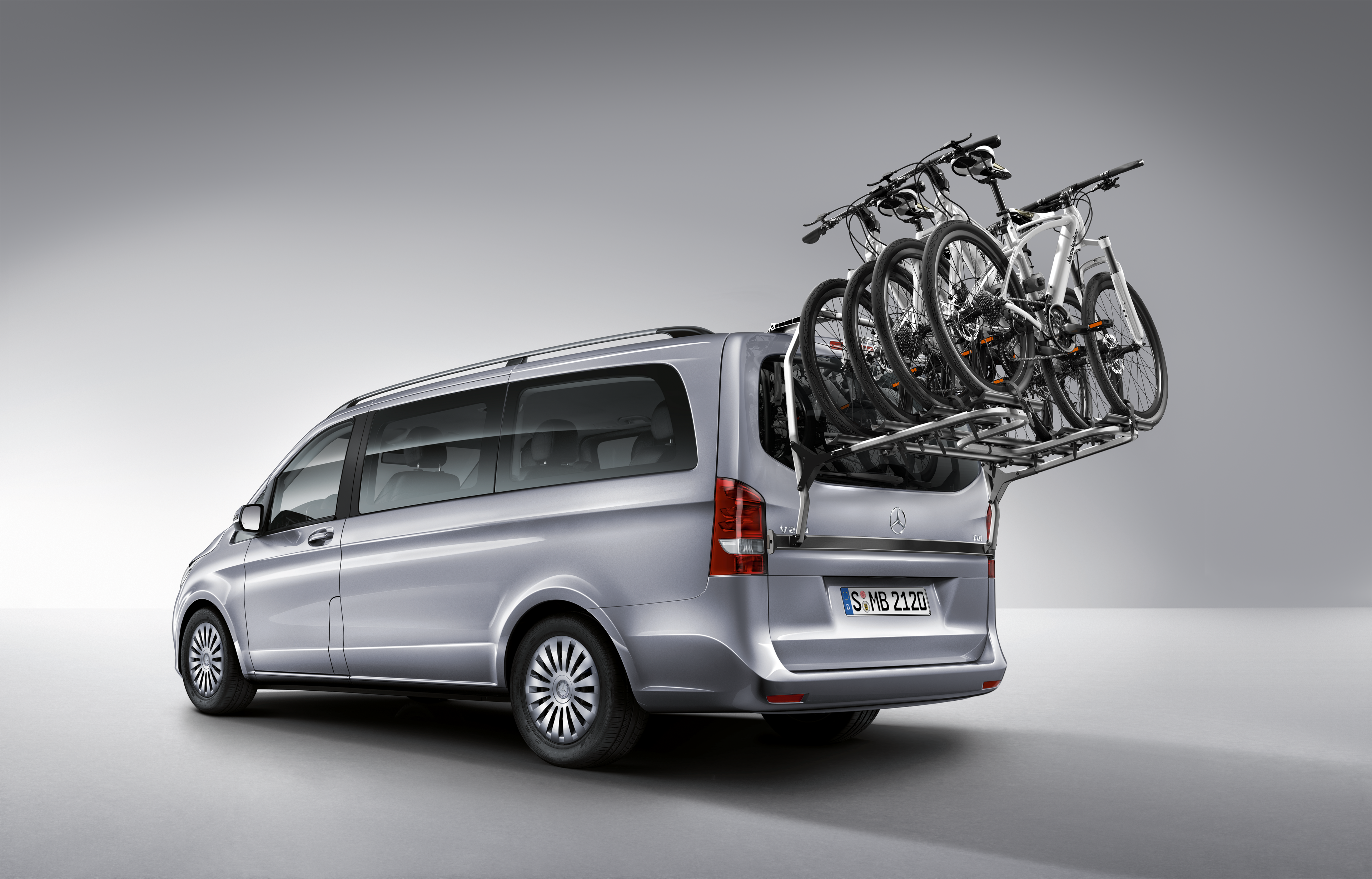 Heckfahrradträger, auf Heckklappe