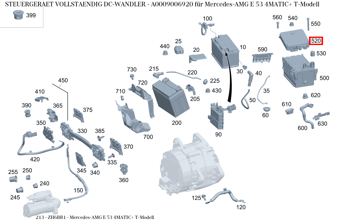 Steuergerät vollständig DC-WANDLER Mercedes-AMG E 53 4MATIC+ T-Modell 213 Steuergerät vollständig DC-WANDLER Mercedes-AMG E 53 4MATIC+ T-Modell 213
