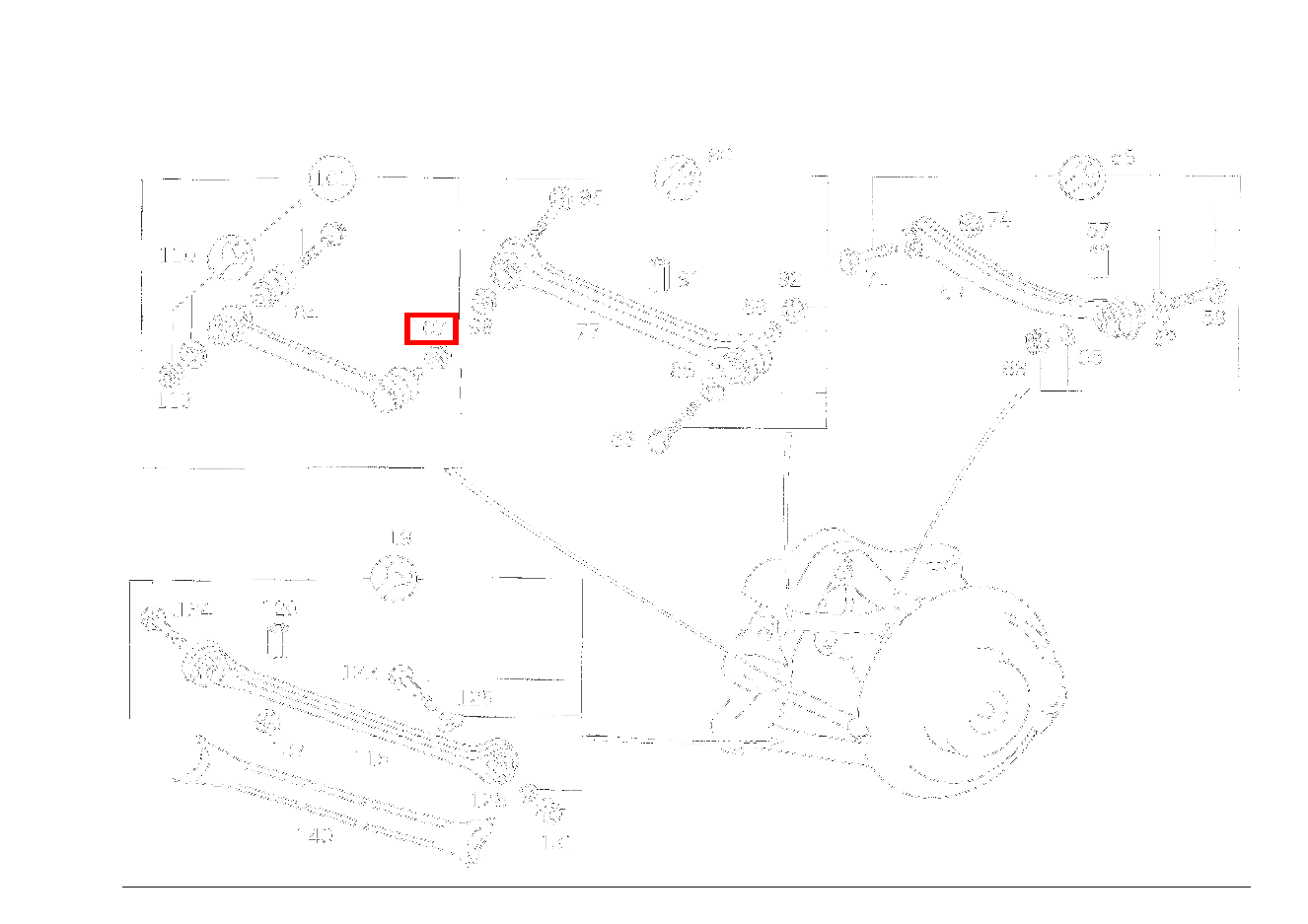 Sechskantmutter SPURSTANGE AN RADTRAEGER M10X1 CLK 55 AMG CABR. 208