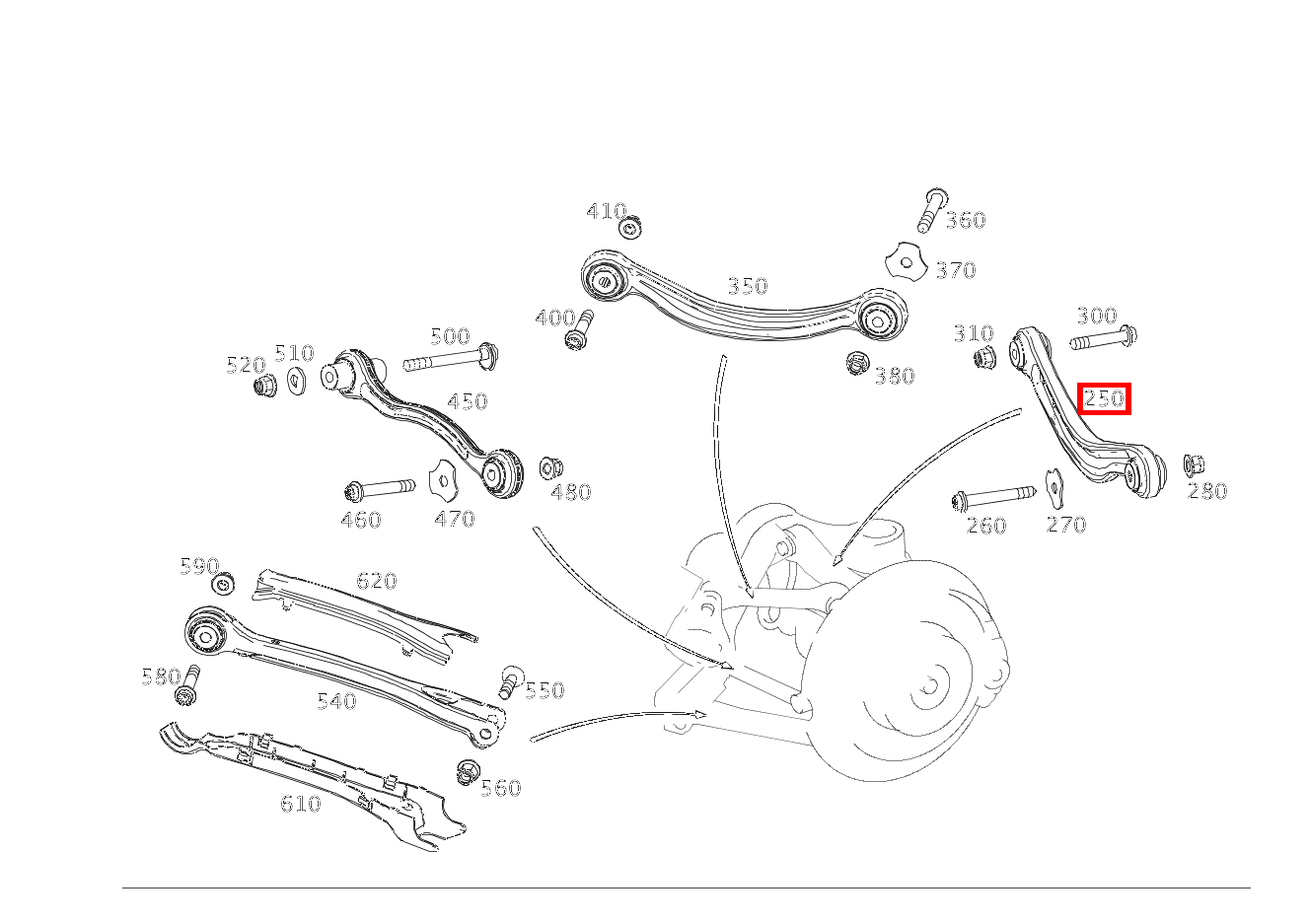 Sturzstrebe Rechts Mercedes-AMG C 63 S Cabriolet 205 Sturzstrebe Rechts Mercedes-AMG C 63 S Cabriolet 205