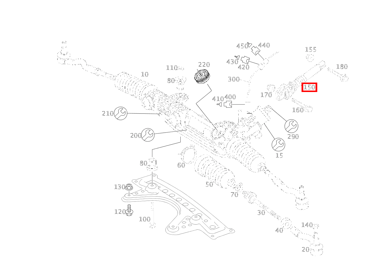 KUPPLUNGSMUFFE AN LENKGETRIEBE CLS 55 AMG 219 KUPPLUNGSMUFFE AN LENKGETRIEBE CLS 55 AMG 219
