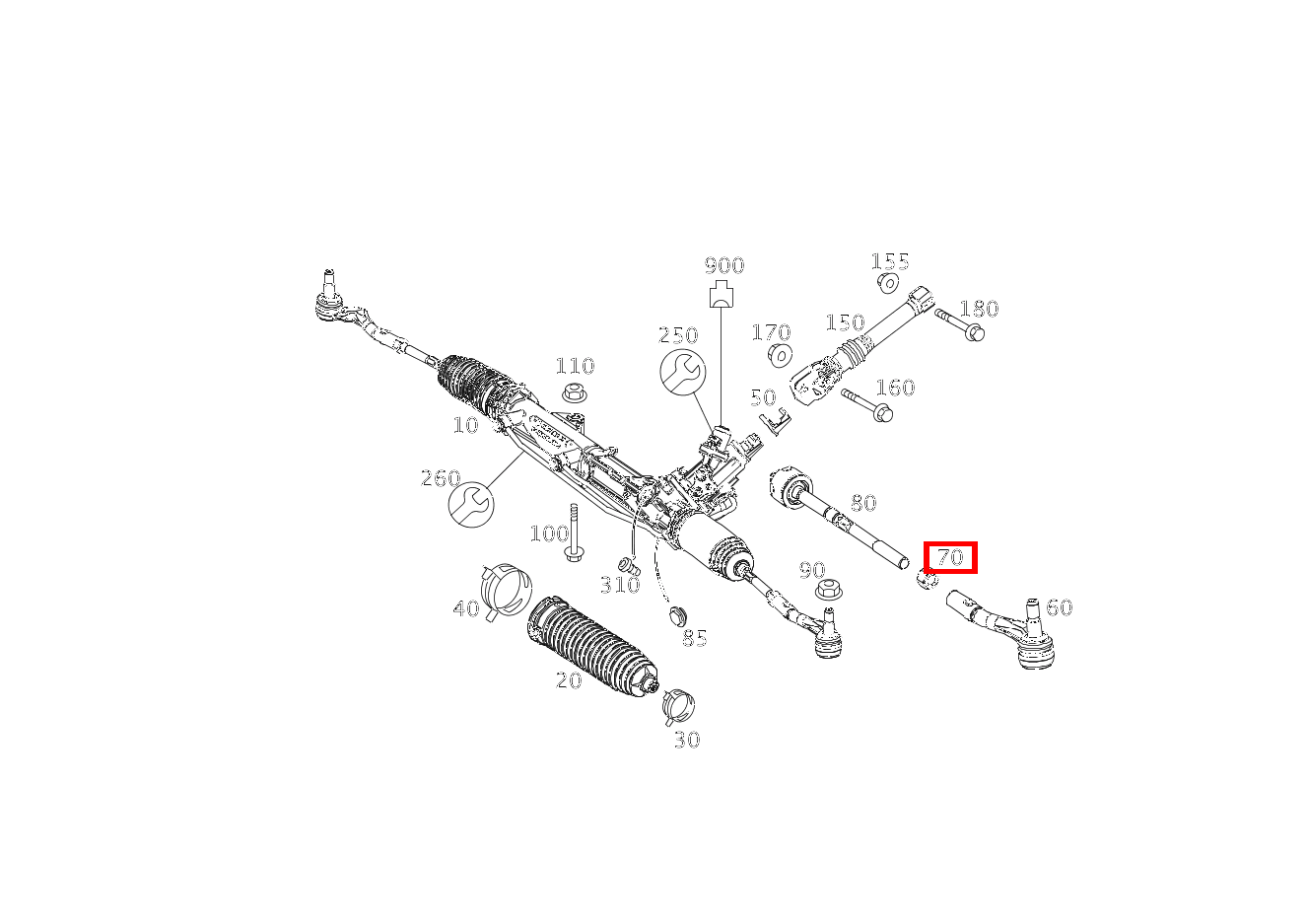 Sechskantmutter LINKS UND RECHTS; M14X1.5 GLK220BT 4M 204 Sechskantmutter LINKS UND RECHTS; M14X1.5 GLK220BT 4M 204