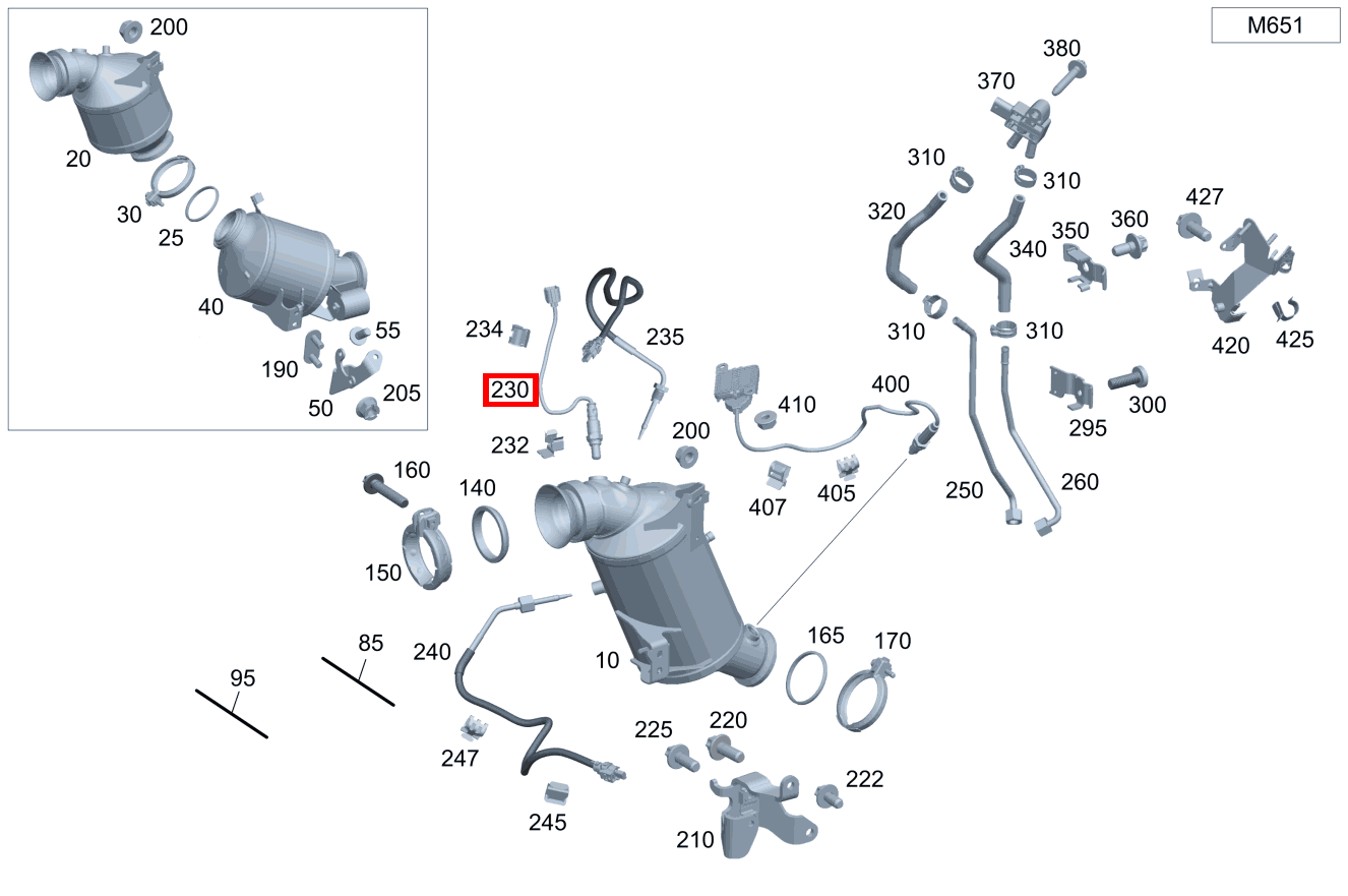 Lambdasonde Regelsonde vor Katalysator C 250 d Cabriolet BCA 205 Lambdasonde Regelsonde vor Katalysator C 250 d Cabriolet BCA 205