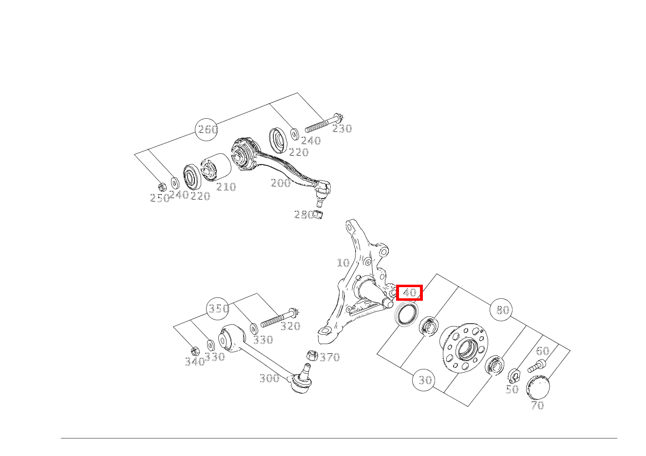 Elastomerformdichtung RADNABE, RECHTS E 350 d Cabriolet 253 Elastomerformdichtung RADNABE, RECHTS E 350 d Cabriolet 253