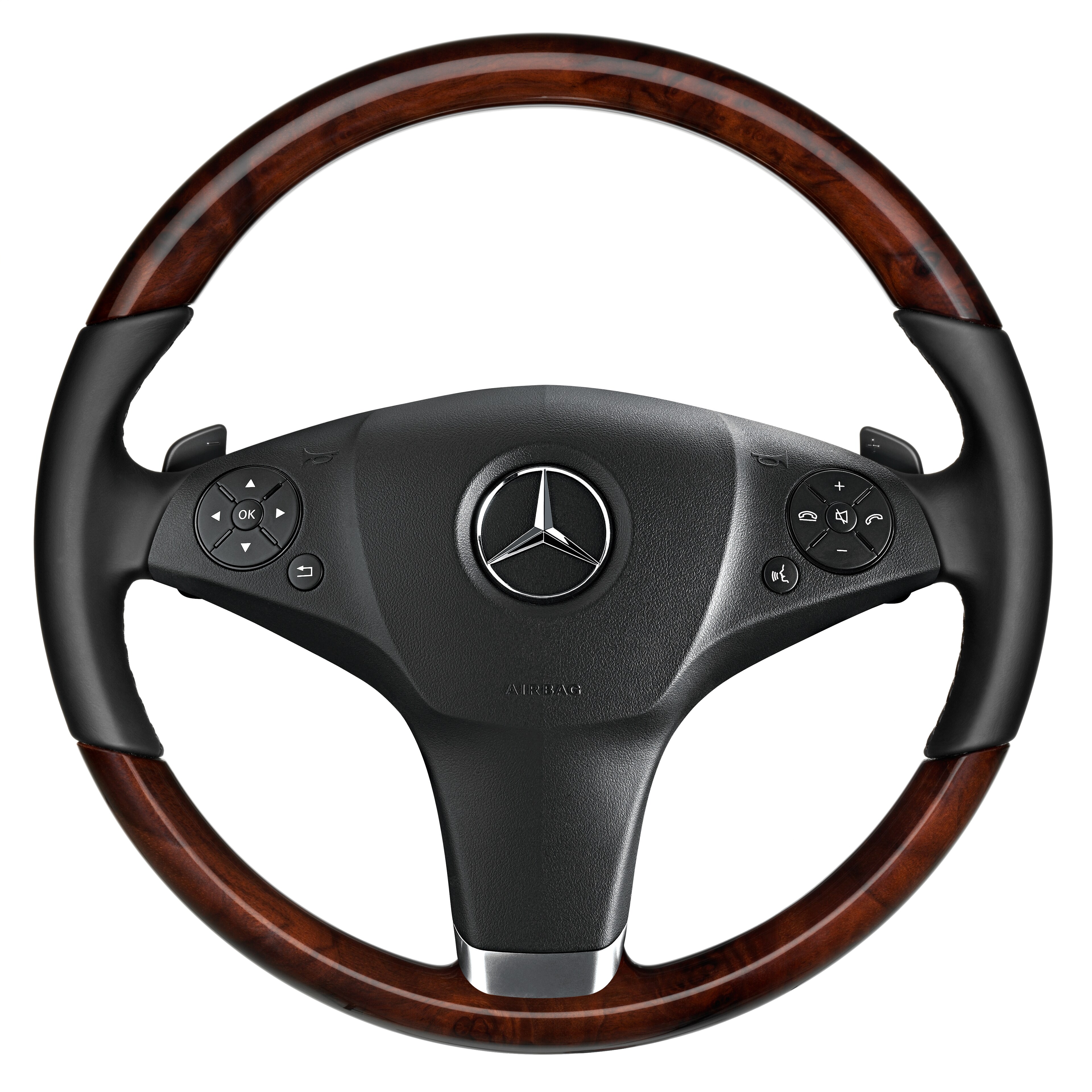 Mercedes-Benz - Holz-Leder Lenkrad, mit LSP Holz-Leder Lenkrad, mit LSP