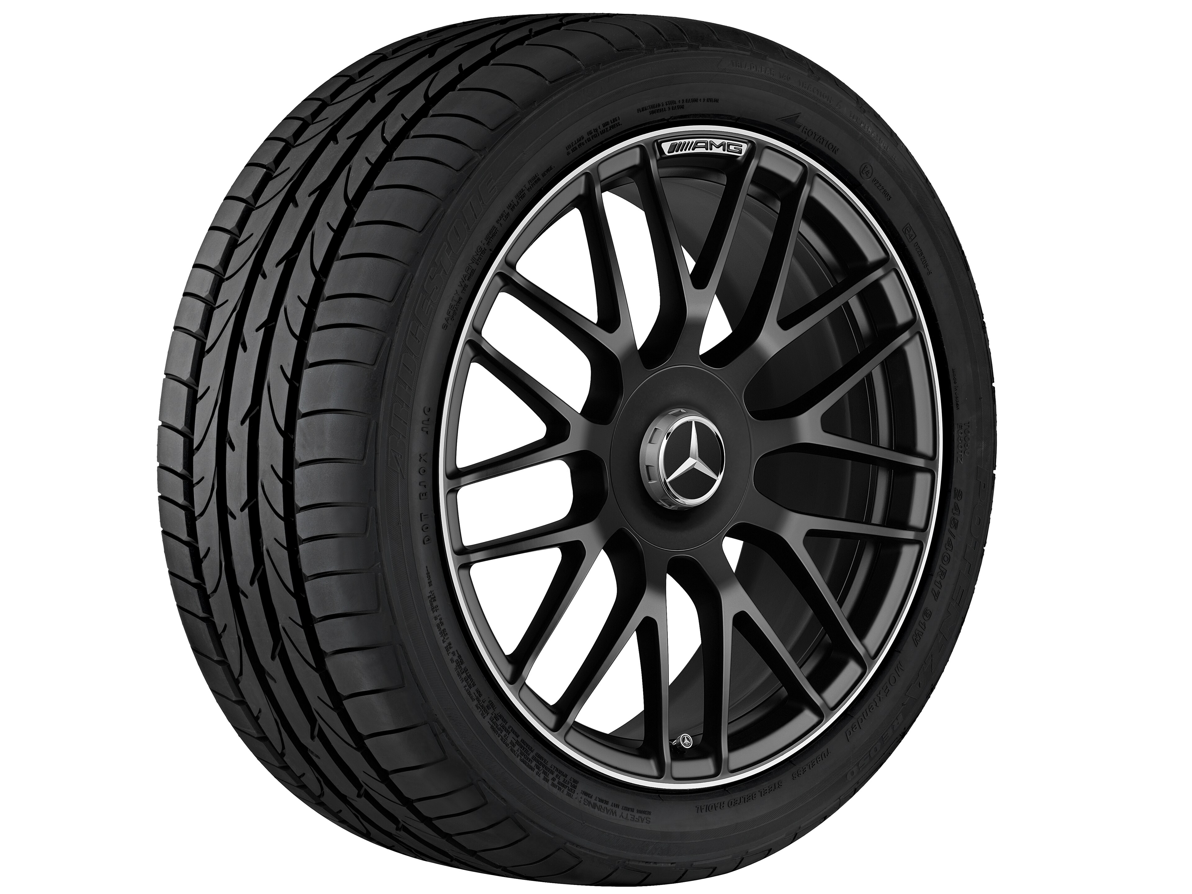 AMG Schmiederad im Kreuzspeichen-Design, 48,3