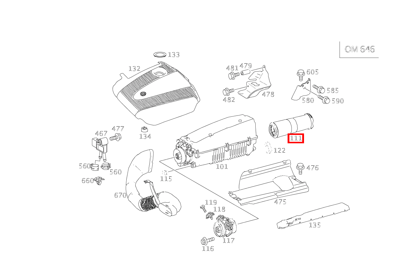 Filtereinsatz CLC 220 CDI Sportcoupé RL 203