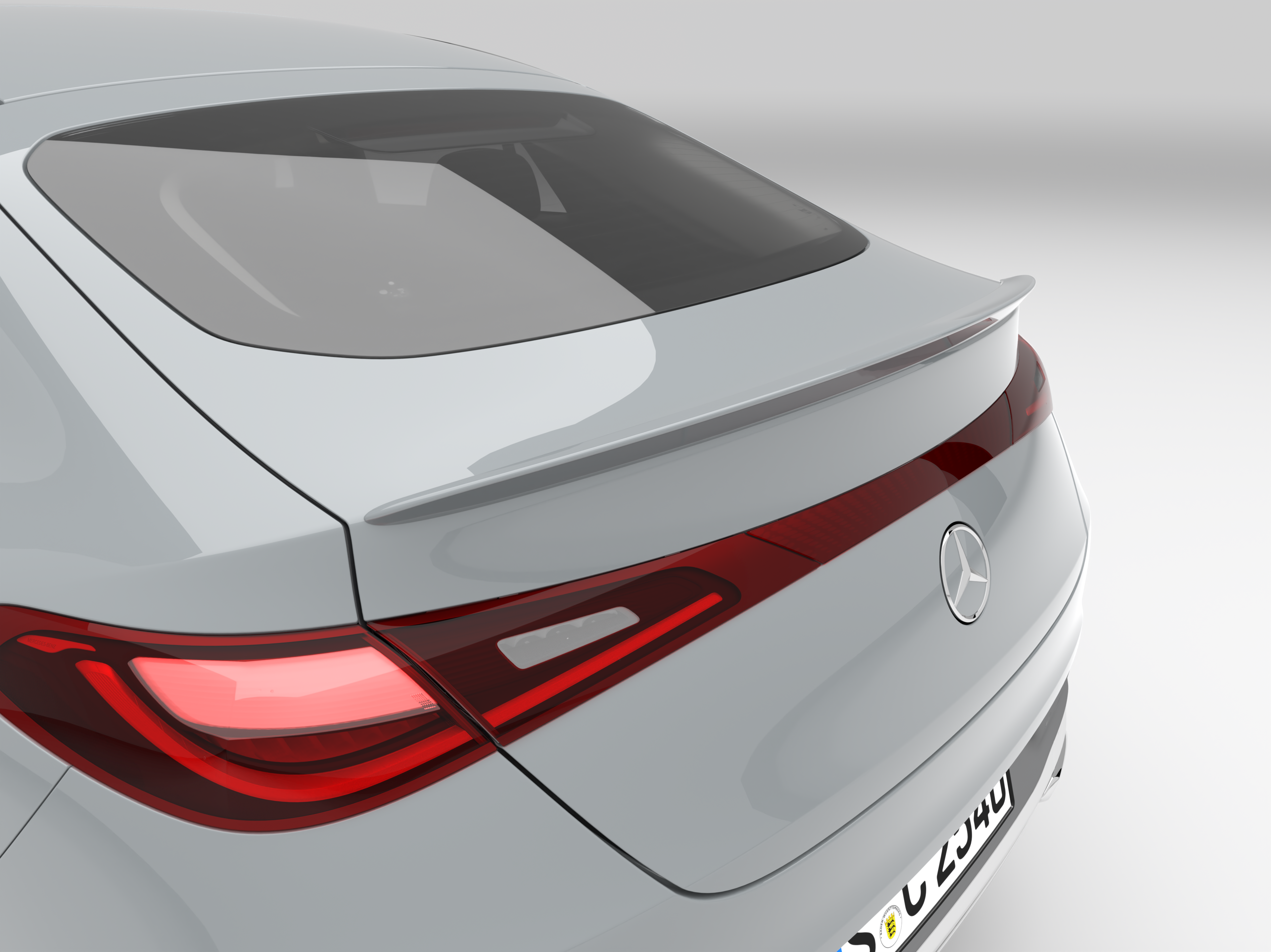 Heckspoiler Polyurethan, grundiert, GLC C254