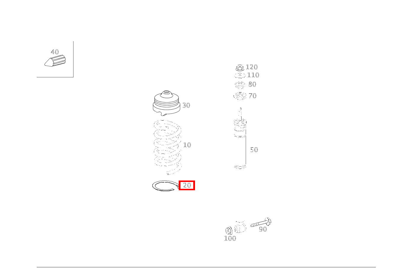 FEDERAUFLAGE UNTEN CLS 63 AMG Coupé 219