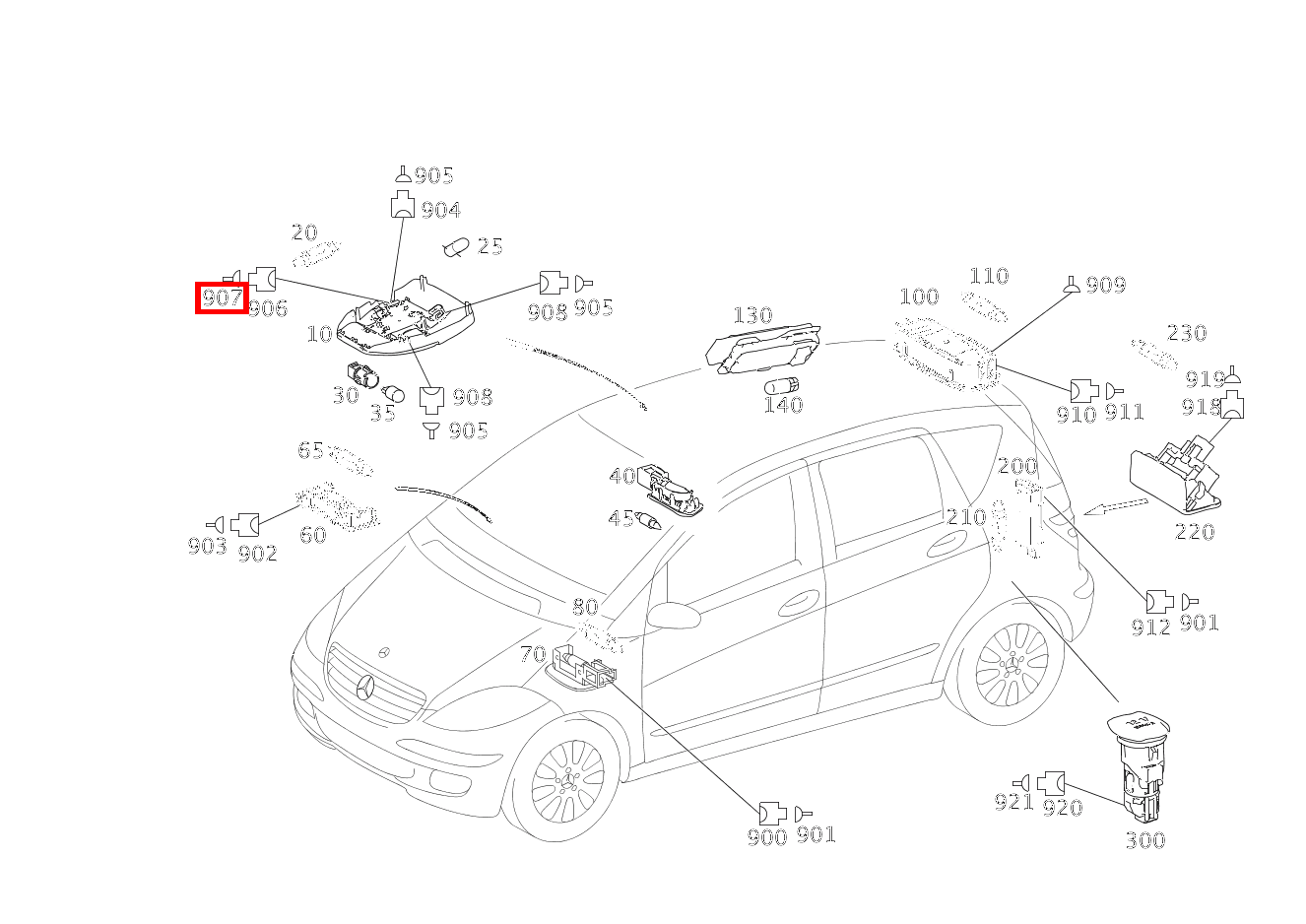 CRIMP-STIFTKONTAKT MAKE-UP-SPIEGEL E14/5; 0.5-0.75 MM2 MQS A 160 BlueEFFICIENCY Limousine 205