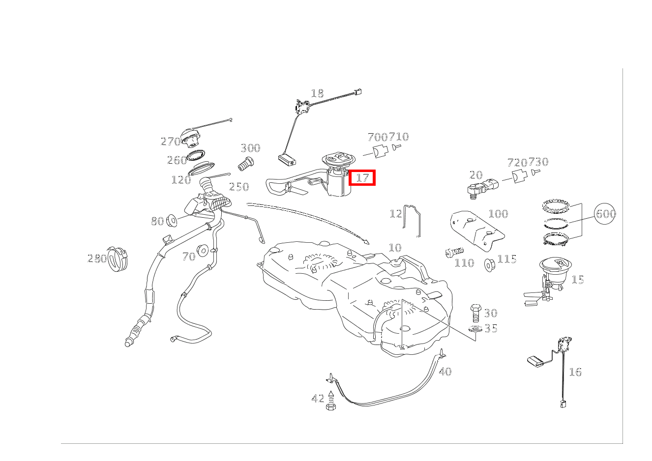 Fördereinheit KRAFTSTOFFTANK R 63 AMG 4 MATIC 251 Fördereinheit KRAFTSTOFFTANK R 63 AMG 4 MATIC 251