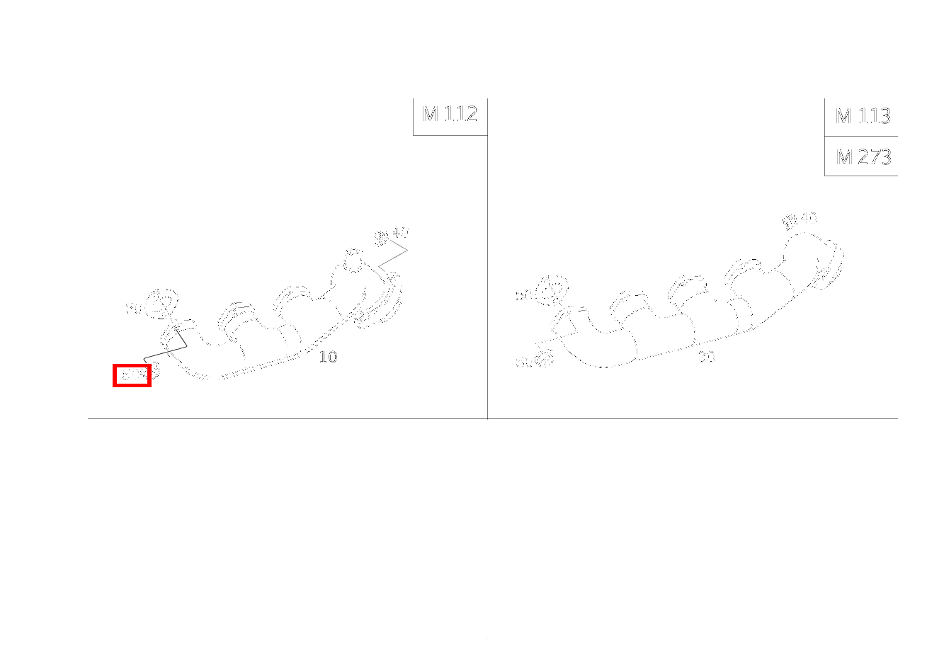 Sechskantmutter AUSPUFFKRUEMMER AN ZYLINDERKOPF; M6 G 55 AMG KOMP 463
