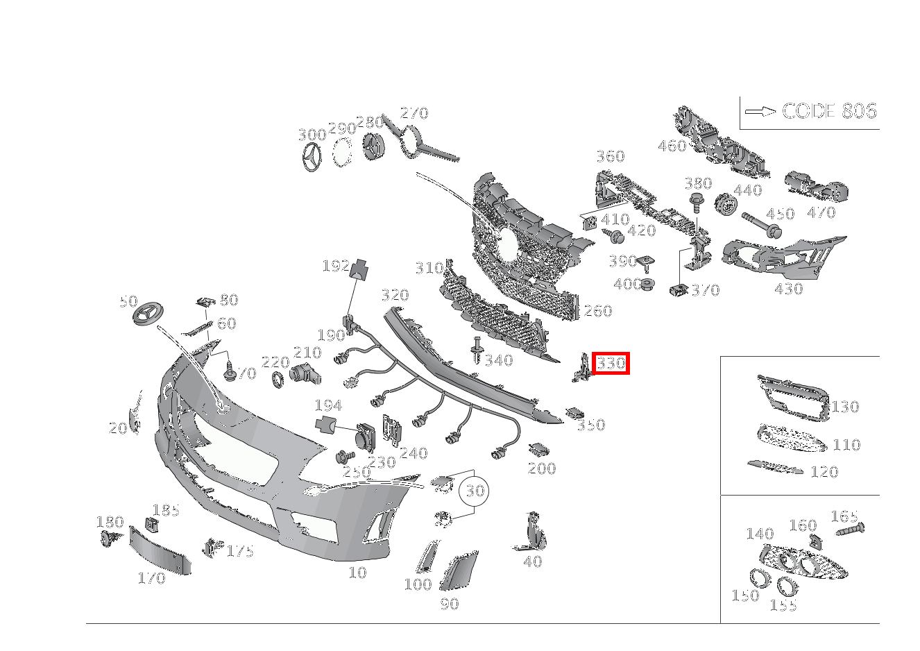 Befestigungswinkel Links SLK55 AMG 172 Befestigungswinkel Links SLK55 AMG 172