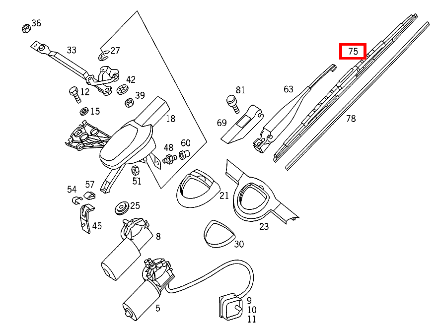 Wischerblatt 200 TD -124 124 Wischerblatt 200 TD -124 124