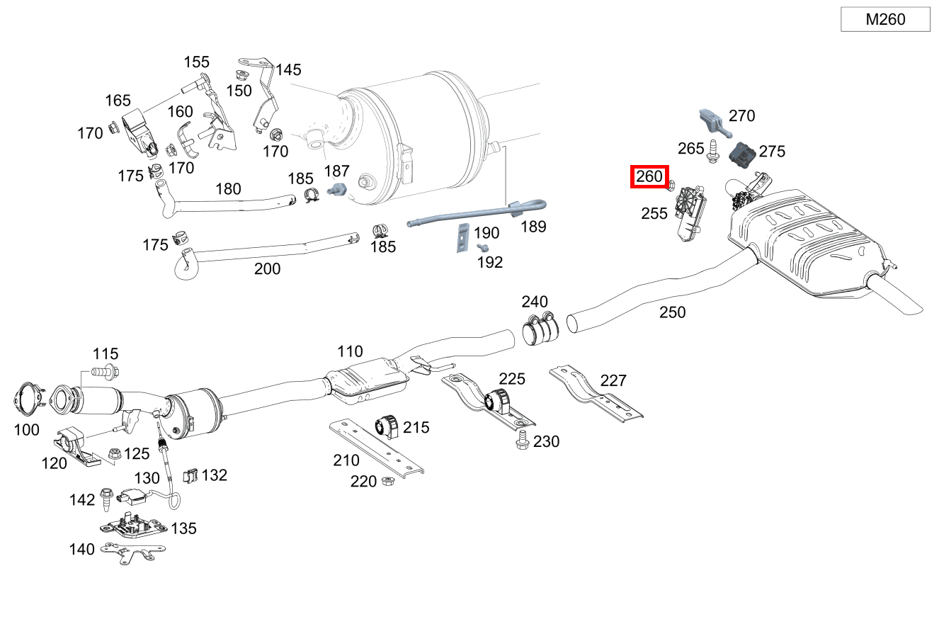 Mutter Befestigung Aktuator; M5 Mercedes-AMG CLA 35 4MATIC Coupé 177