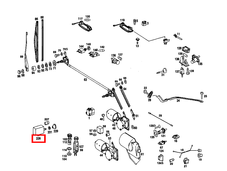 Blinkmodul WARNBLINKGEBER BOSCH 200 D 115