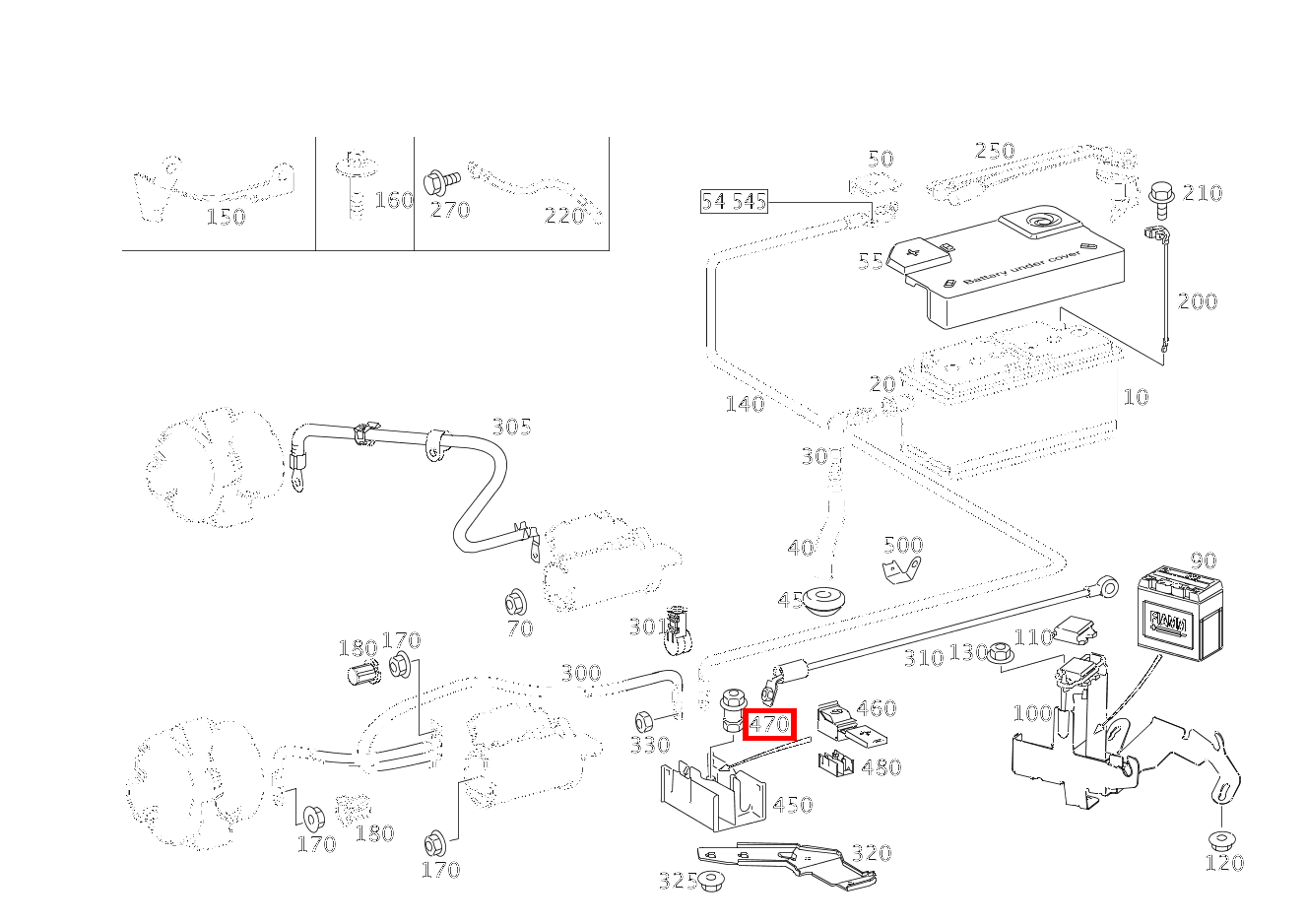 Mutter FREMDSTARTSTUETZPUNKT E 220 CDI T-Modell 212