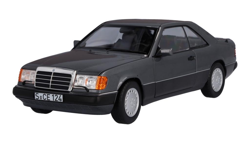 300 CE-24 Coupé C124 (1988-1992) perlmuttgrau, Norev, 1:18