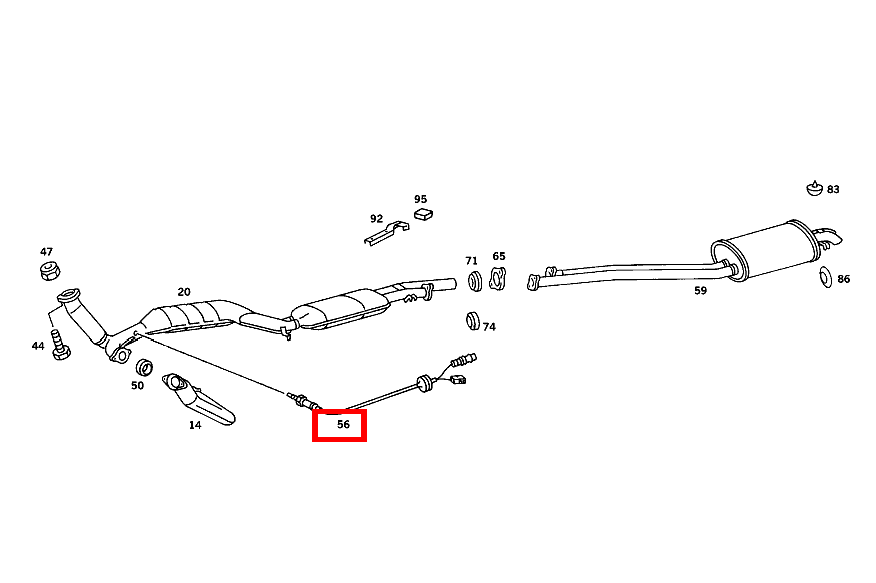 Lambdasonde O2-SONDE 560 SL 107