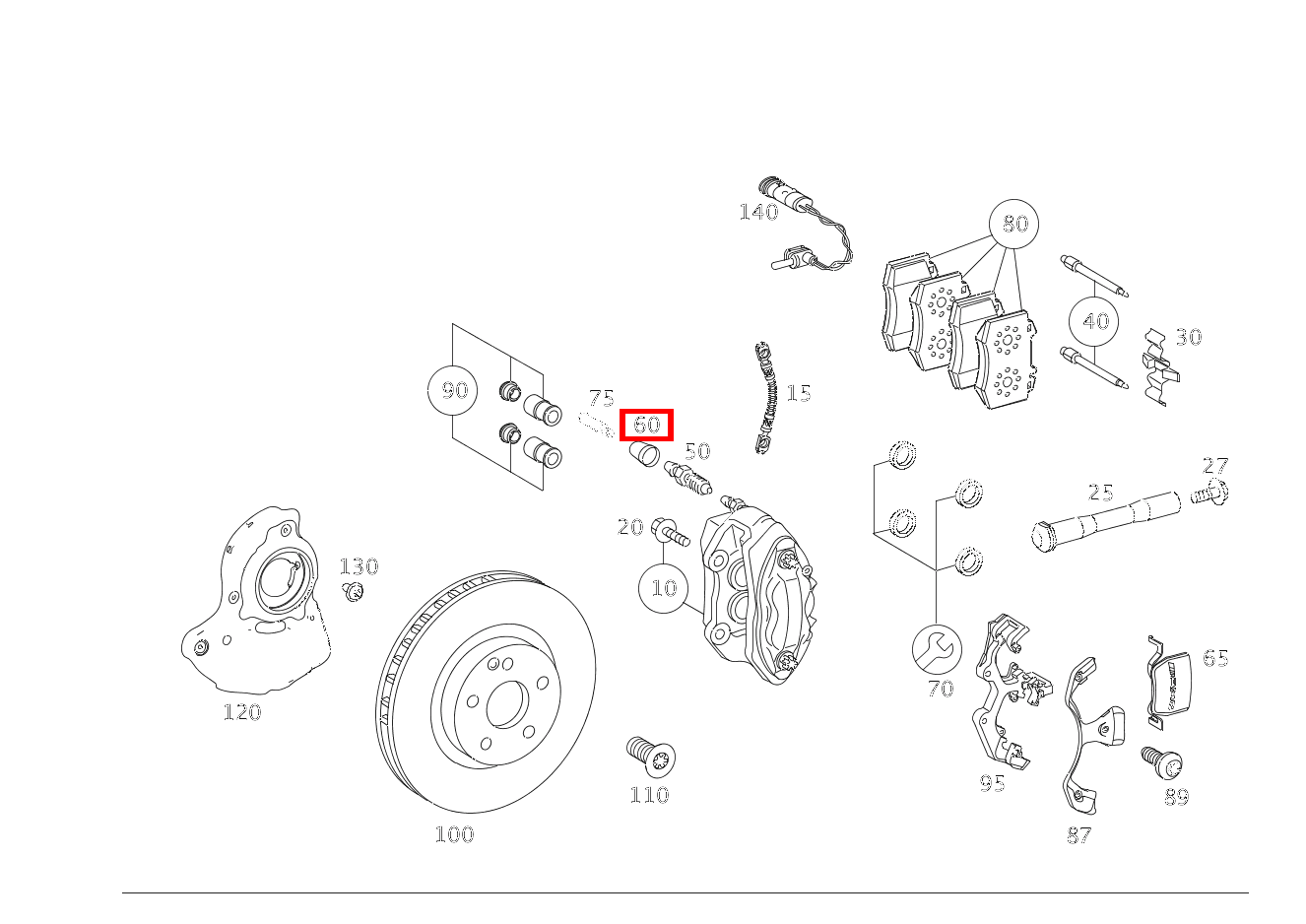 Kappe Entlüftungsventil Vorderachse CL500 4M BE 216 Kappe Entlüftungsventil Vorderachse CL500 4M BE 216