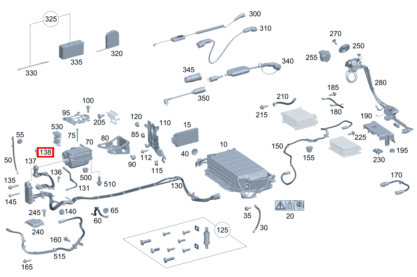 Sechsrundschraube Leitungssatz; M6X35 GLA 250 e 247