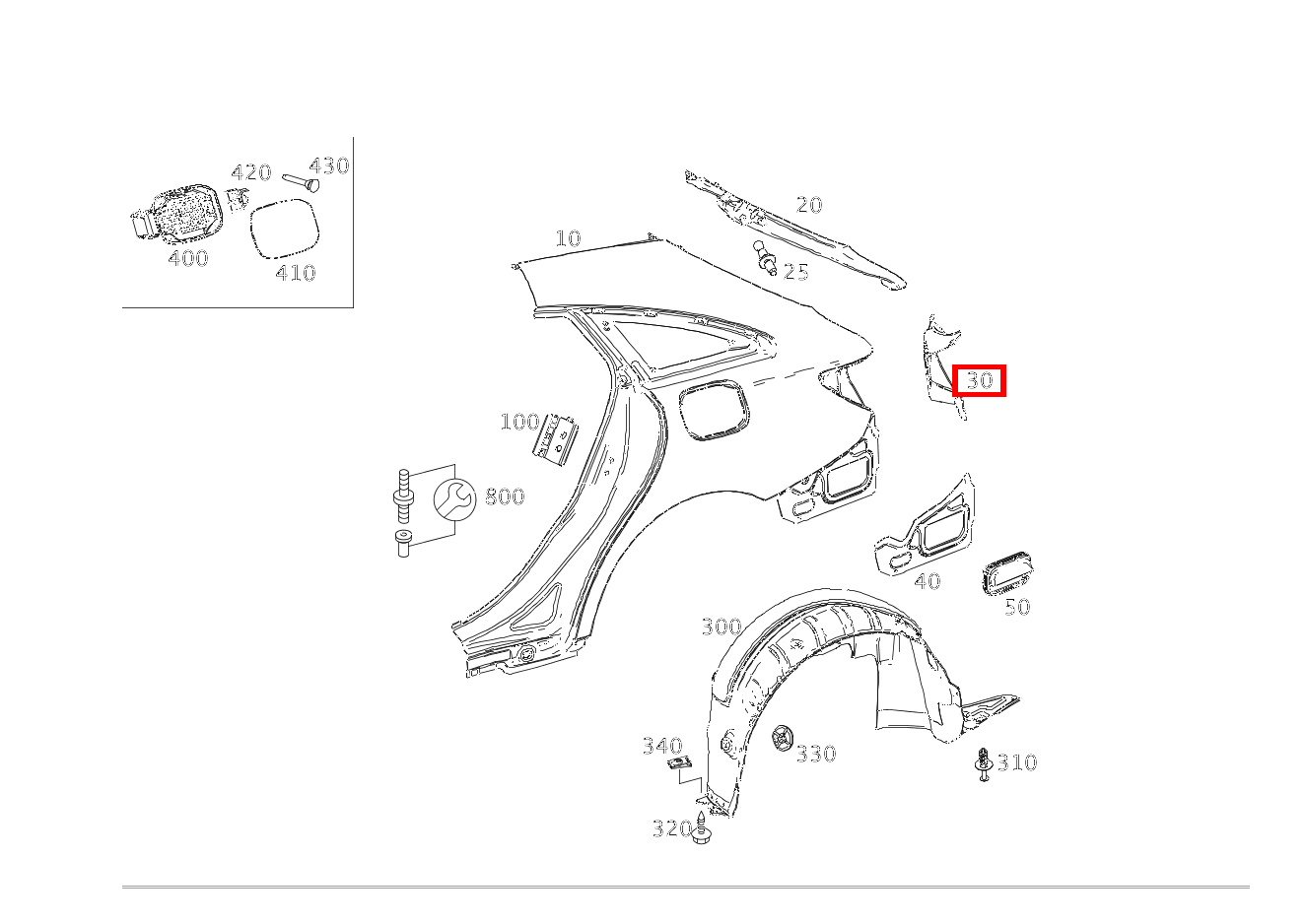 Aufnahme HECKLEUCHTE RECHTS CLA 200 Shooting Brake 212 Aufnahme HECKLEUCHTE RECHTS CLA 200 Shooting Brake 212