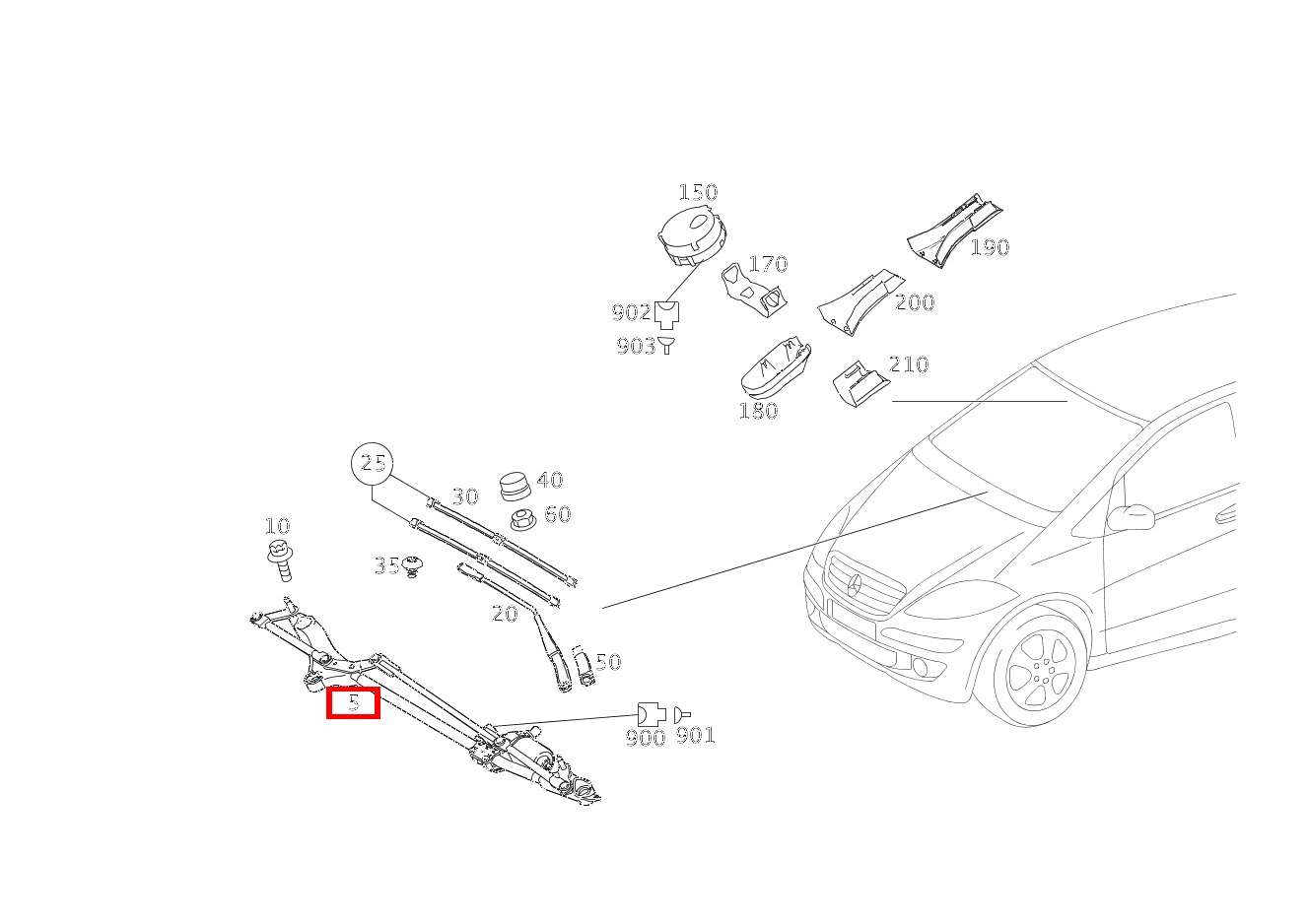 WISCHER SCHEIBENWISCHER A 160 BlueEFFICIENCY Limousine 205 WISCHER SCHEIBENWISCHER A 160 BlueEFFICIENCY Limousine 205
