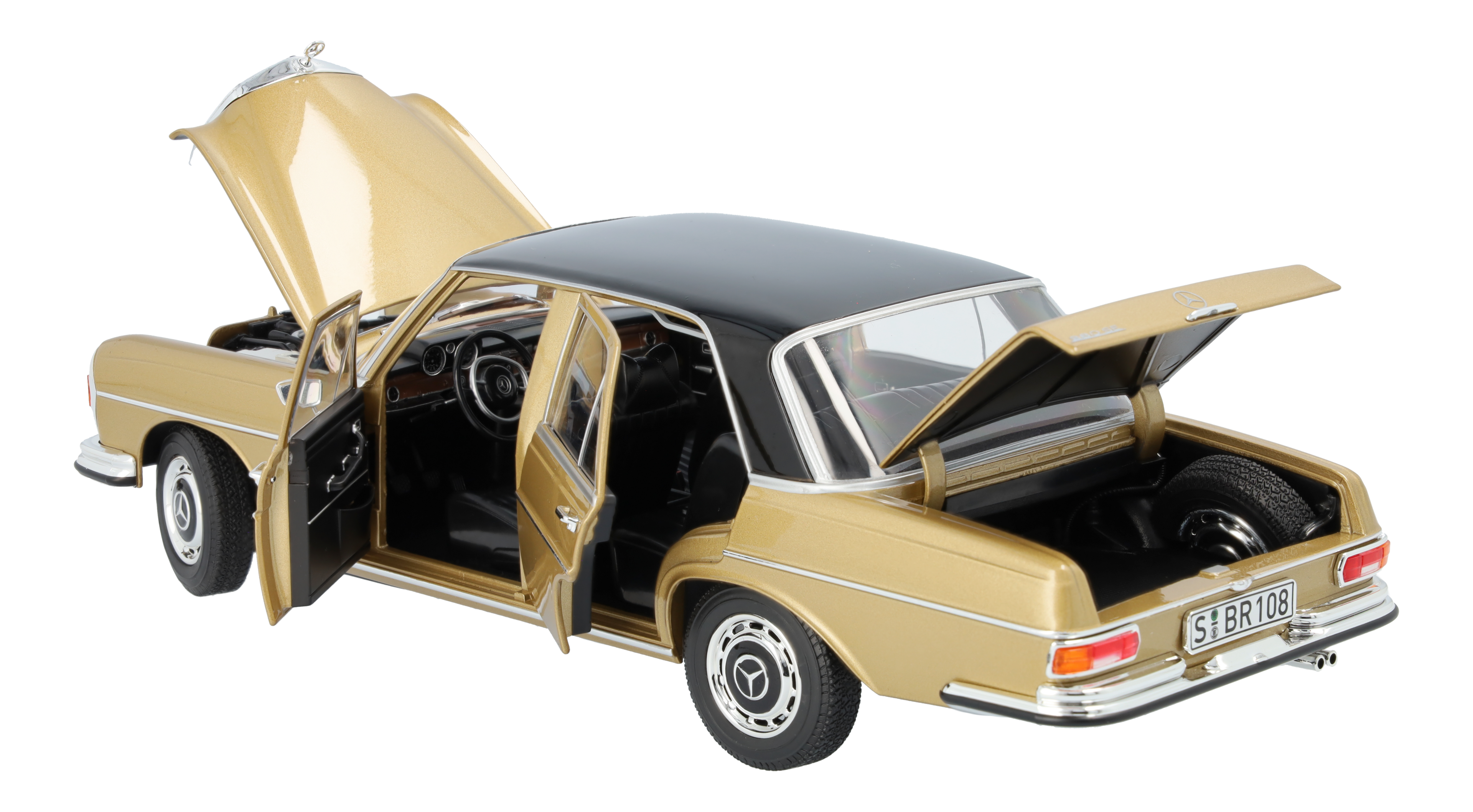 280 SE W 108 (1968-1972) tunisbeige, Norev, 1:18
