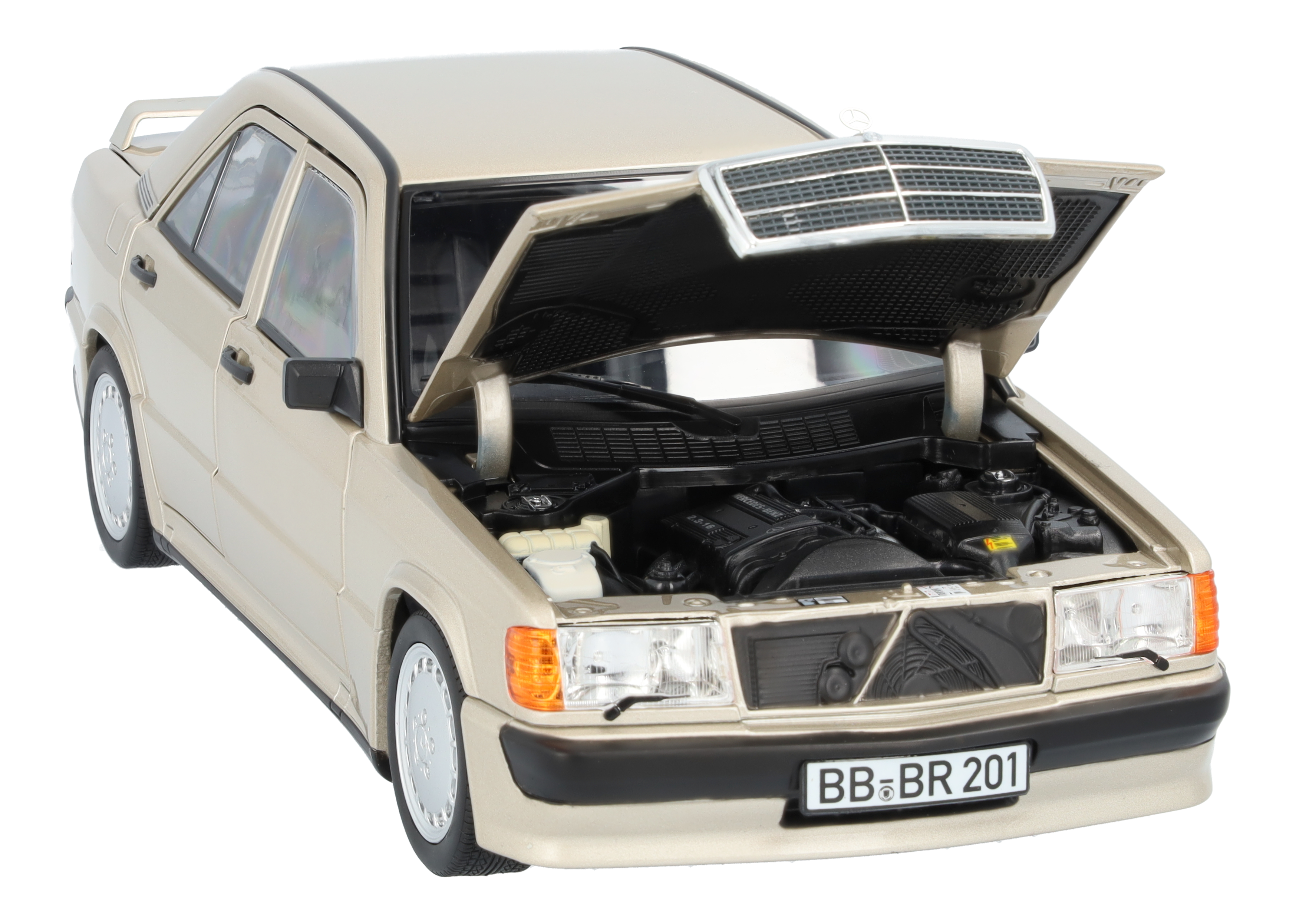 190 E 2.3-16 W 201 (1984-1988) silberfarben, 1:18