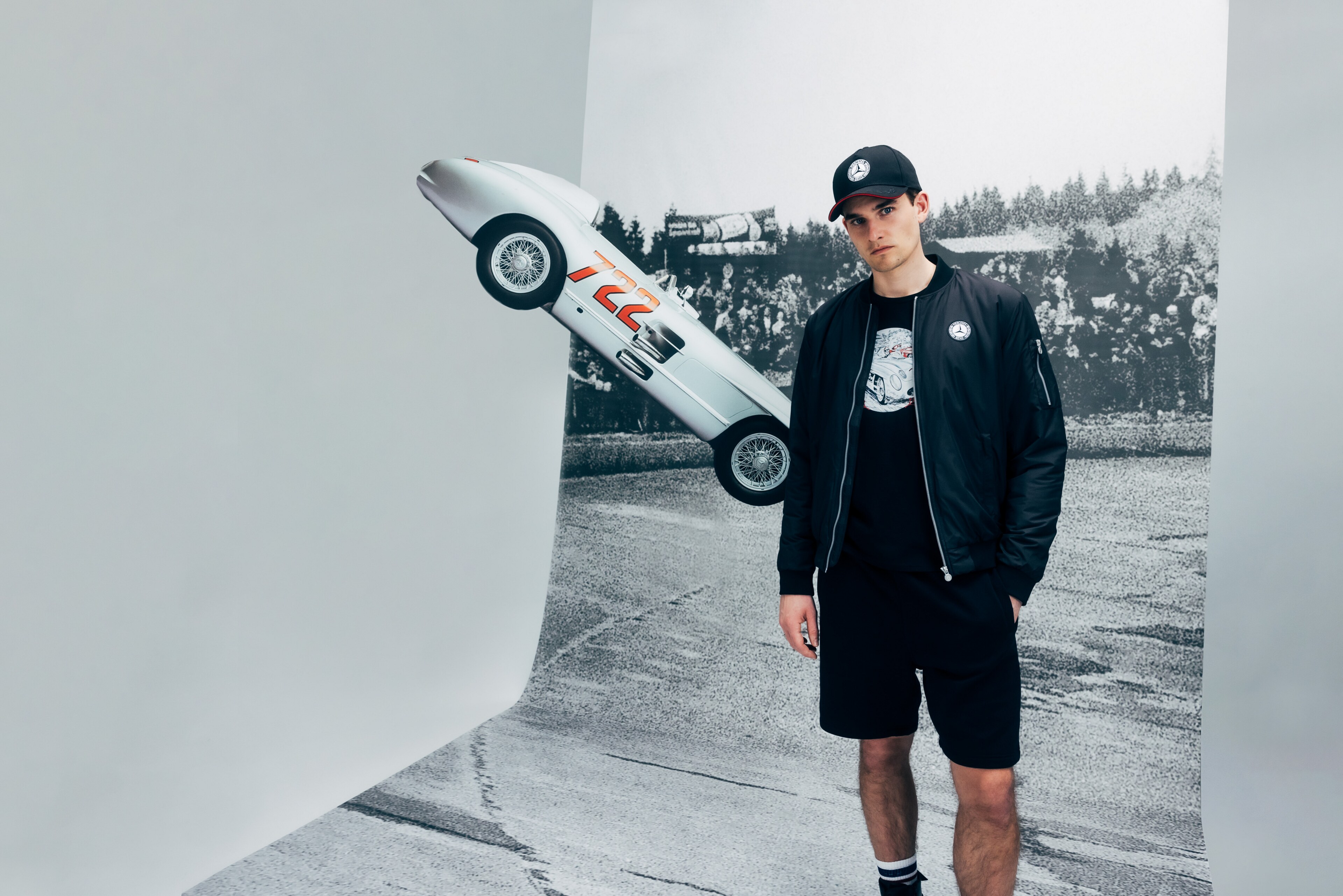 T-Shirt Herren, schwarz