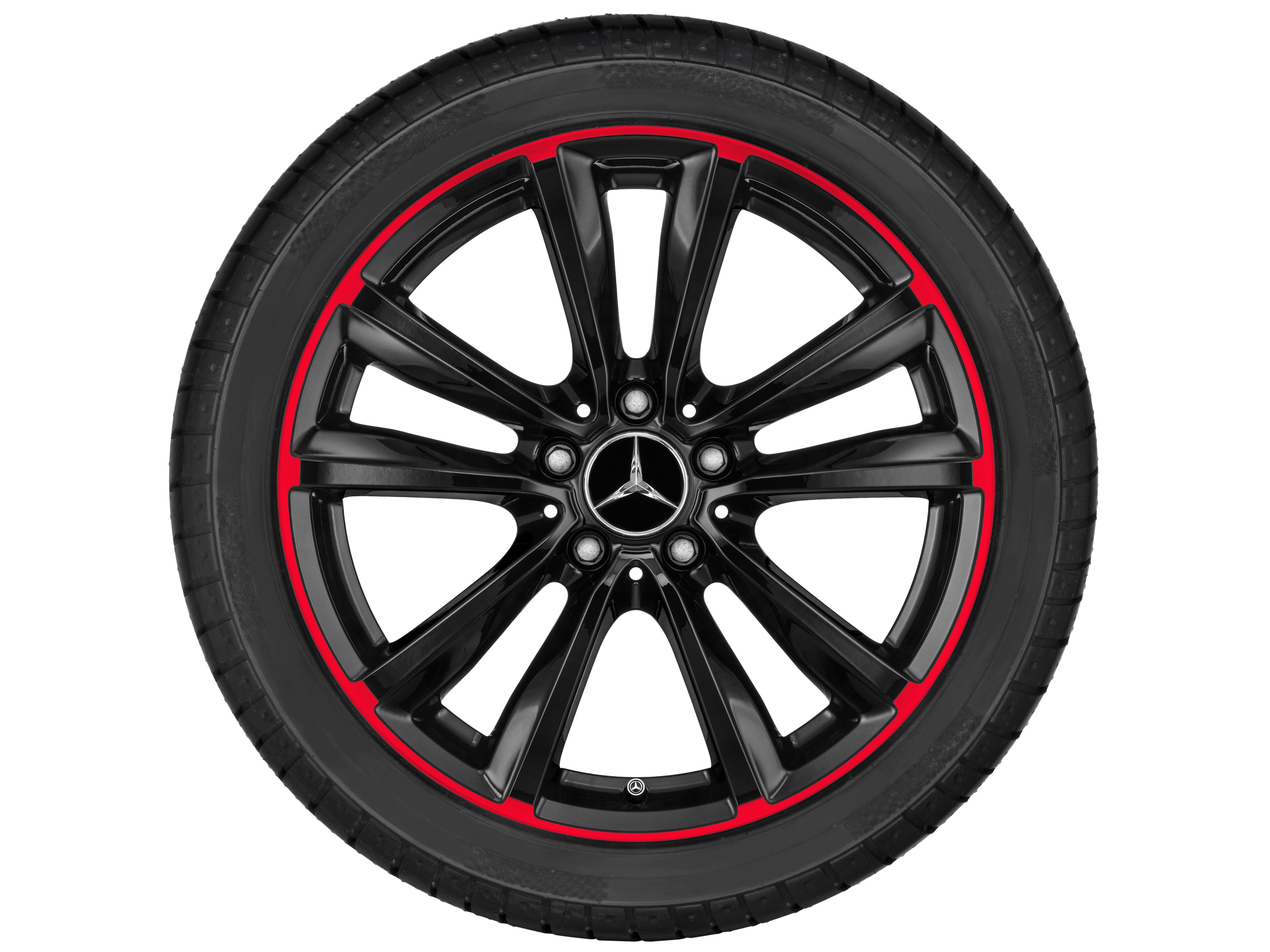 Mercedes-Benz - 5-Doppelspeichen-Rad, 45,7 cm (18 Zoll), Felgenhor 5-Doppelspeichen-Rad, 45,7 cm (18 Zoll), Felgenhor