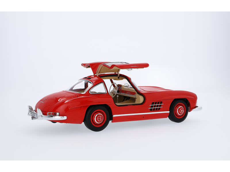 300 SL Coupé (1954-1963) W 198 feuerwehrrot, Norev, 1:18