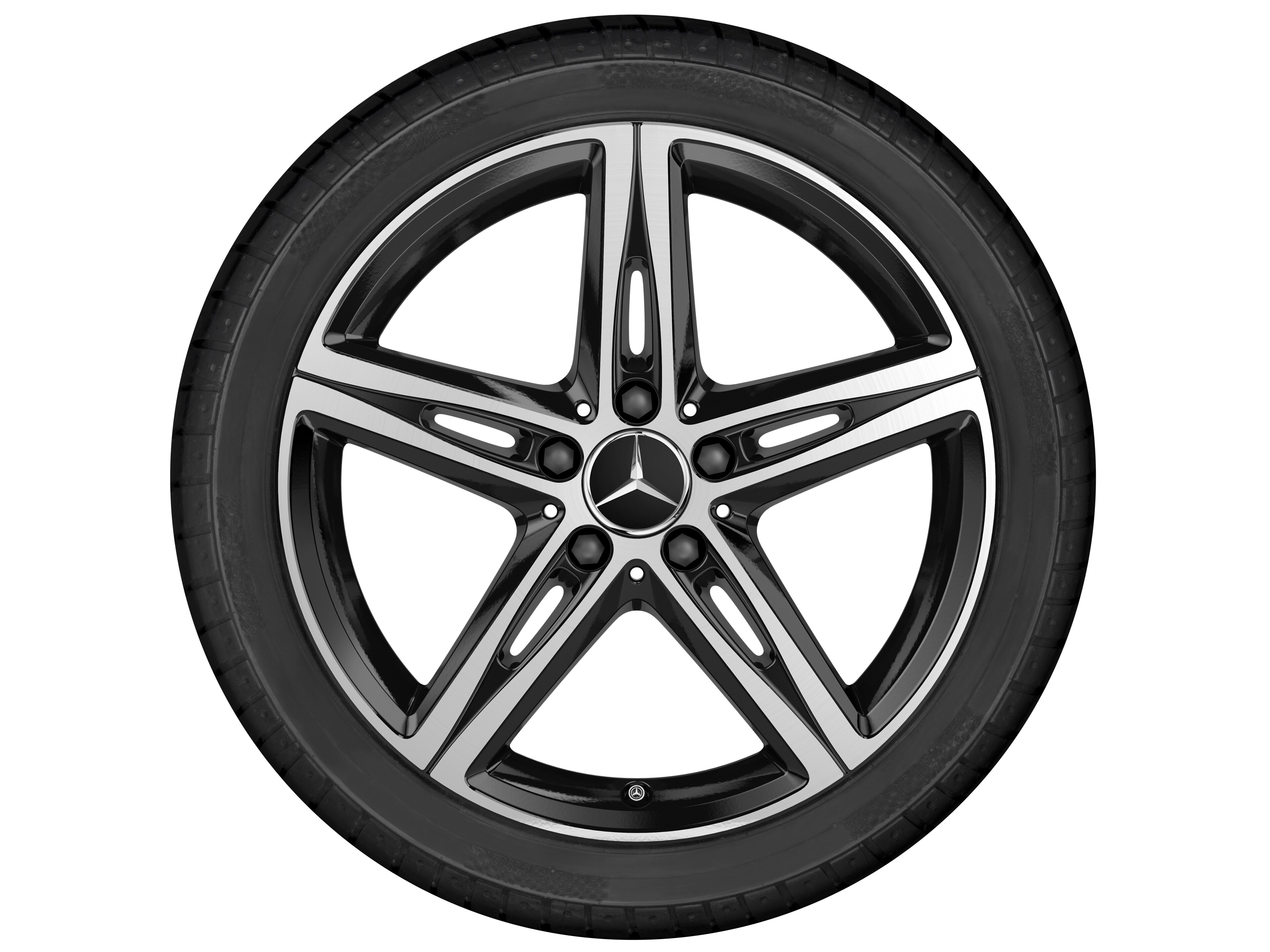 5-Speichen-Rad, 45,7 cm (18 Zoll), glanzgedre