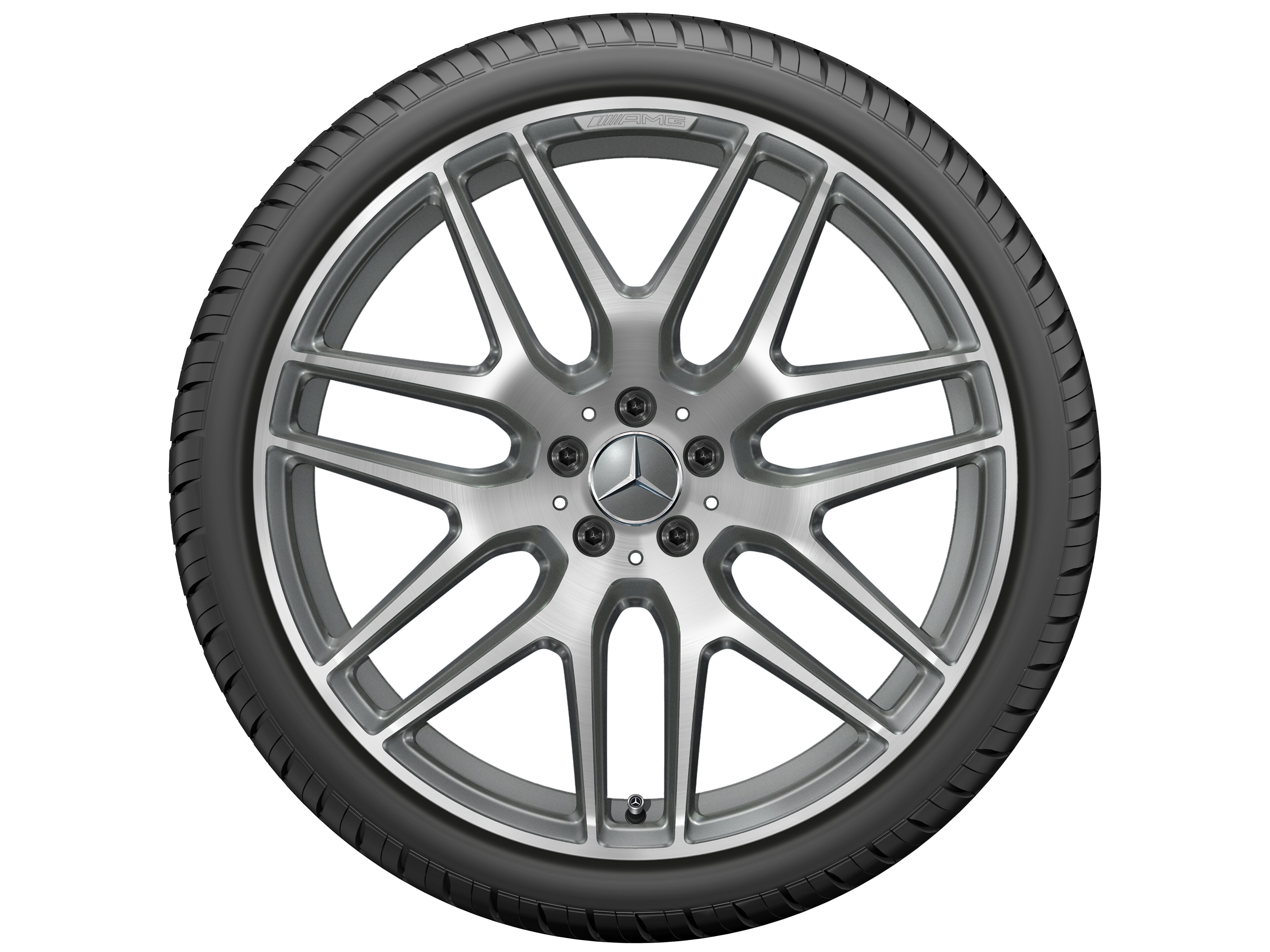 AMG im Kreuzspeichen-Design, 21 Zoll, 10 J x 21 ET 46, titangrau