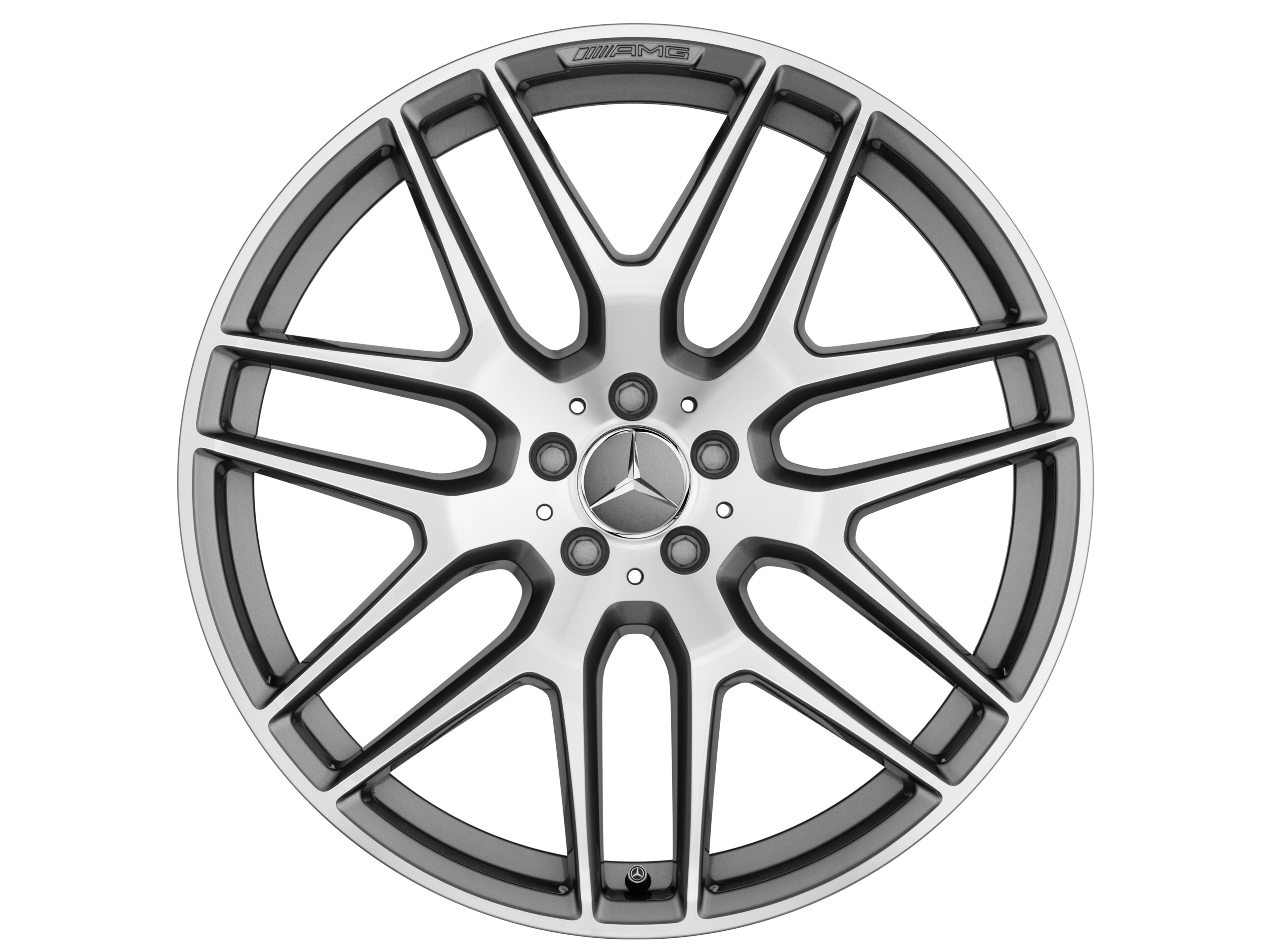 AMG Leichtmetallrad, im Kreuzspeichen-Design