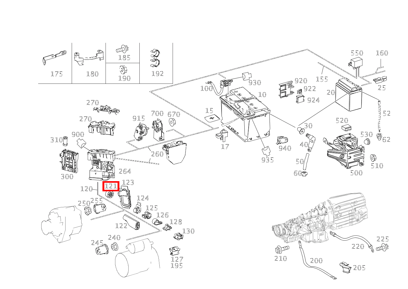 Gummiring C350TCDI 4M BE 204