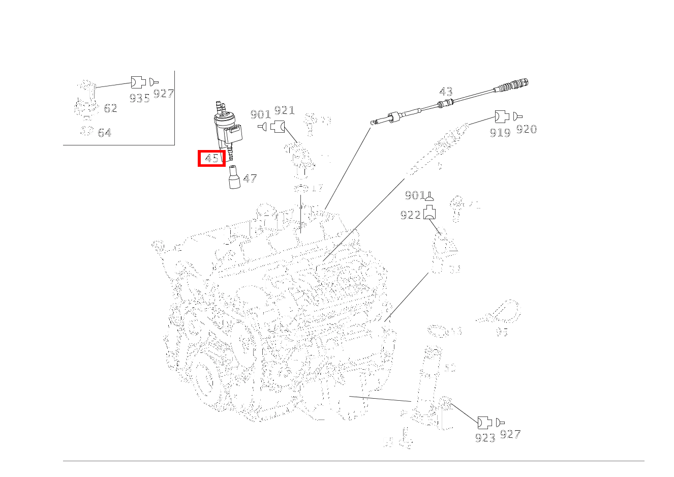 UMSCHALTVENTIL CLC 220 CDI Sportcoupé RL 203 UMSCHALTVENTIL CLC 220 CDI Sportcoupé RL 203
