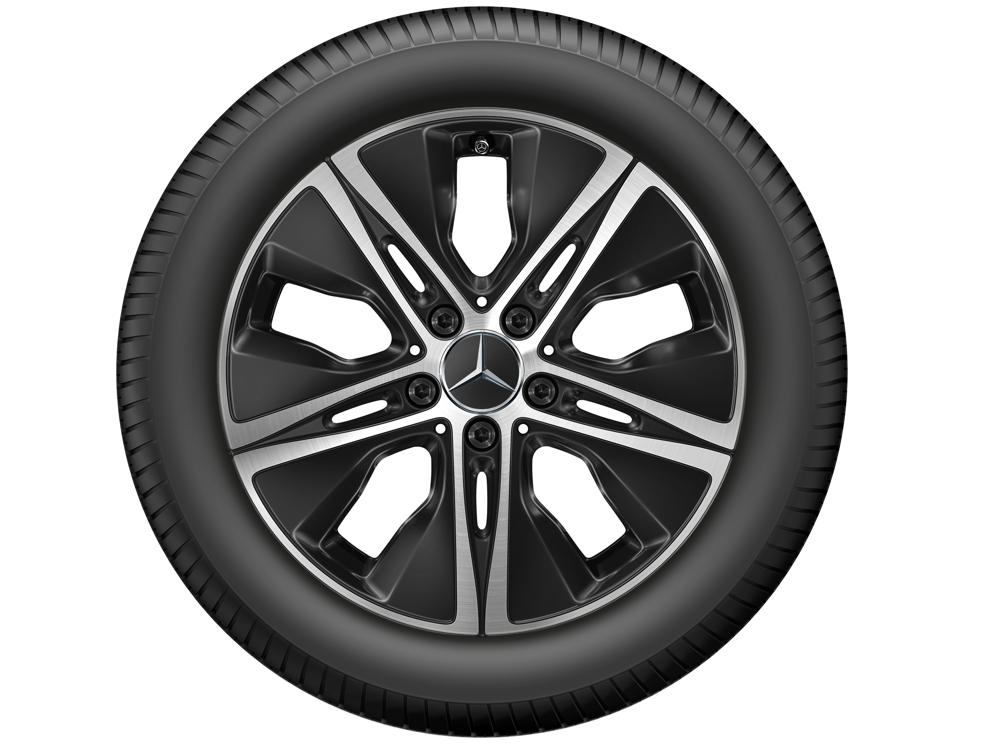 5-Loch-Rad, 43,2 cm (17 Zoll), glanzgedreht