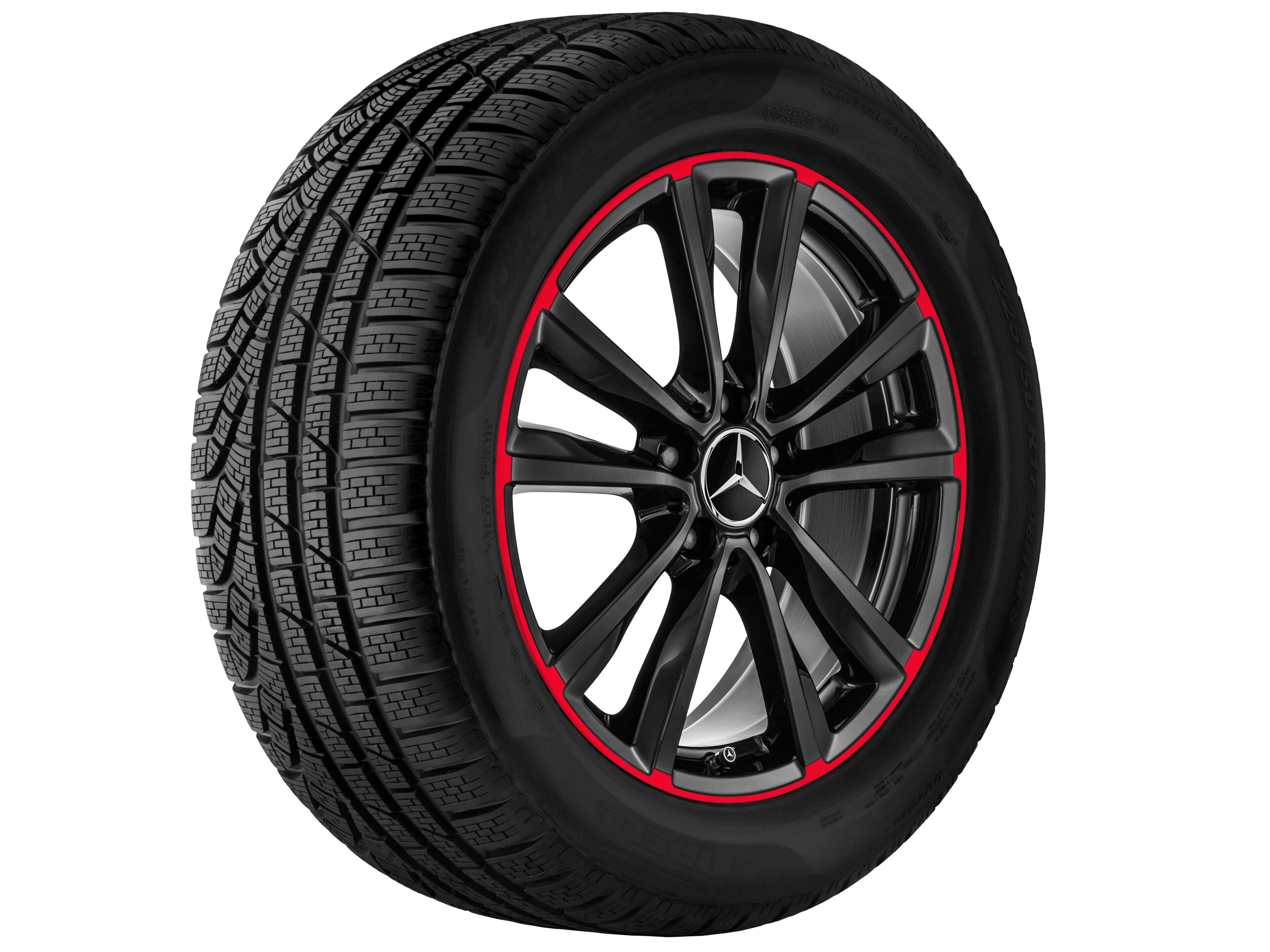 Mercedes-Benz - 5-Doppelspeichen-Rad, 45,7 cm (18 Zoll), Felgenhor 5-Doppelspeichen-Rad, 45,7 cm (18 Zoll), Felgenhor