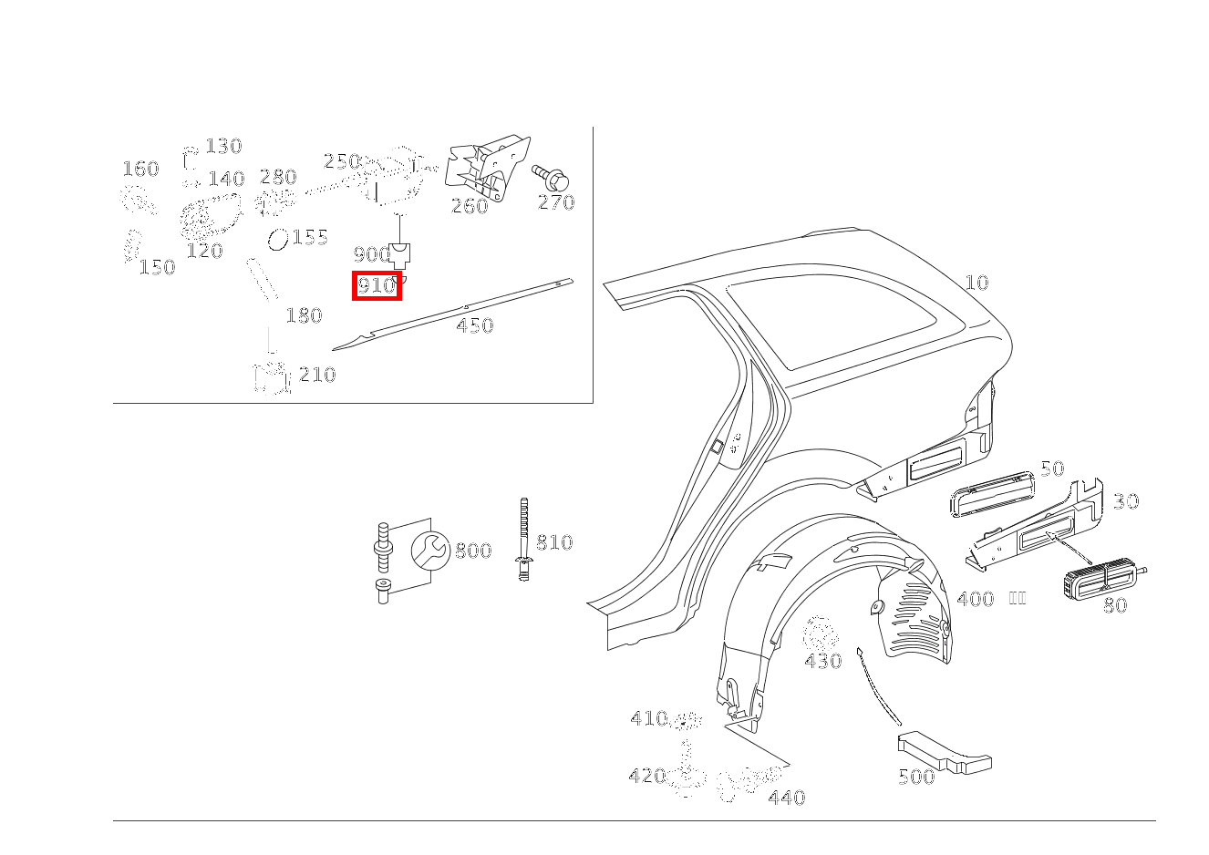 FEDERSTECKER 0.5-1.0 MM2 JPT E 280 CDI T-Modell 213