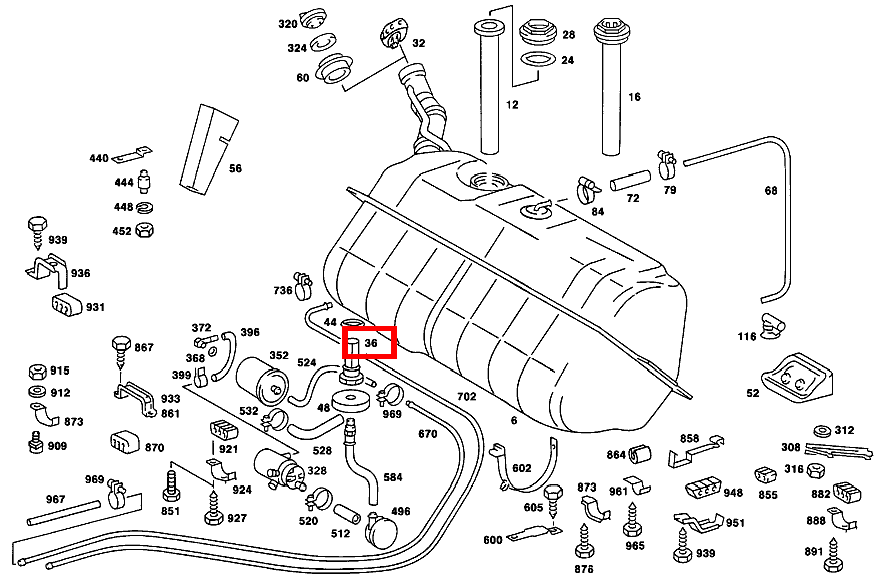 KRAFTSTOFFSIEB 450 SEL 116