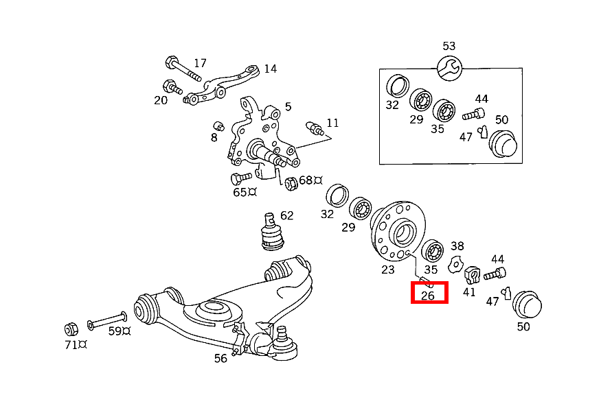 Spannstift BREMSSCHEIBE AN RADNABE B 180 247