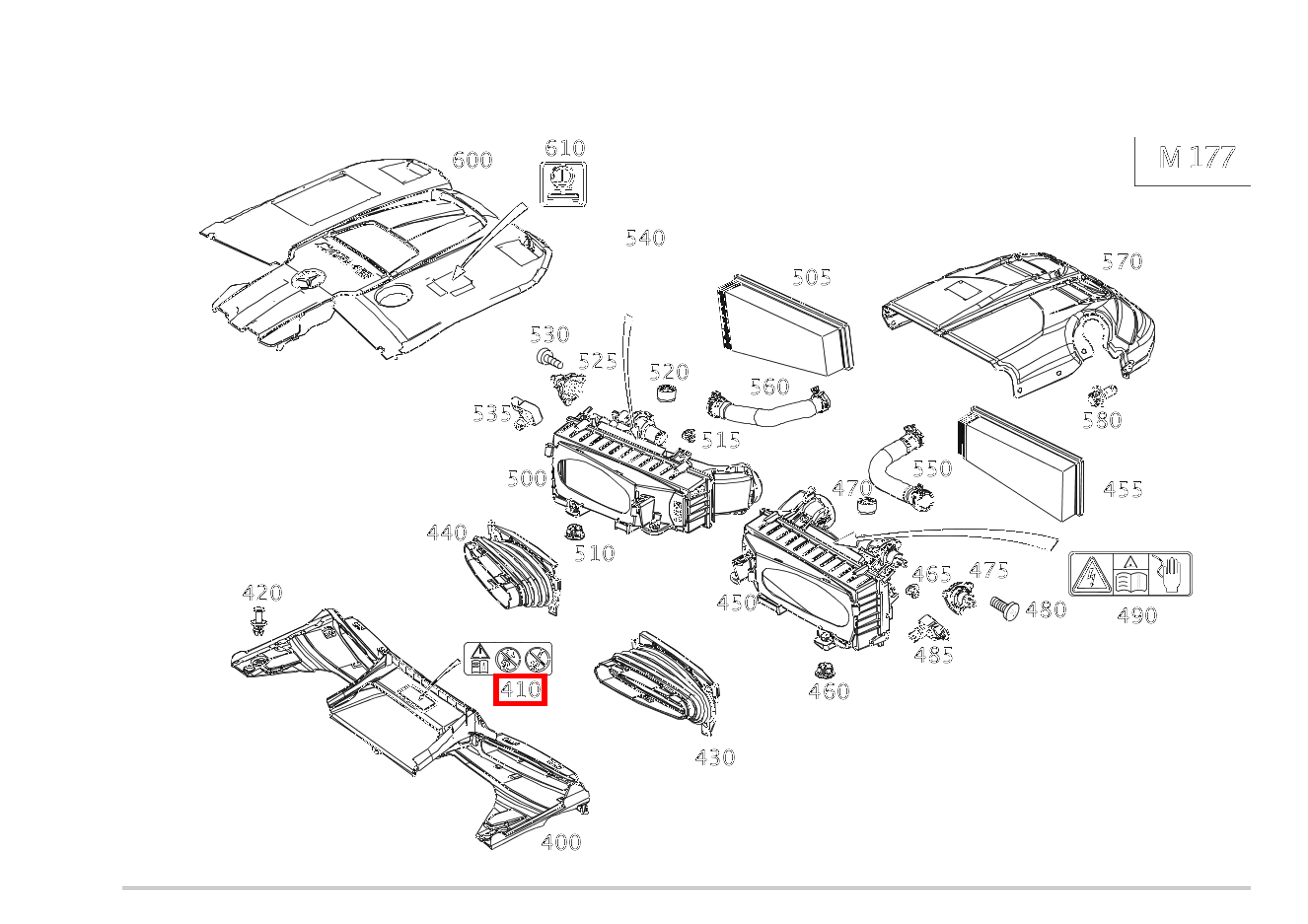 Hinweisschild Mercedes-AMG E 63 S 4MATIC+ T-Modell 213