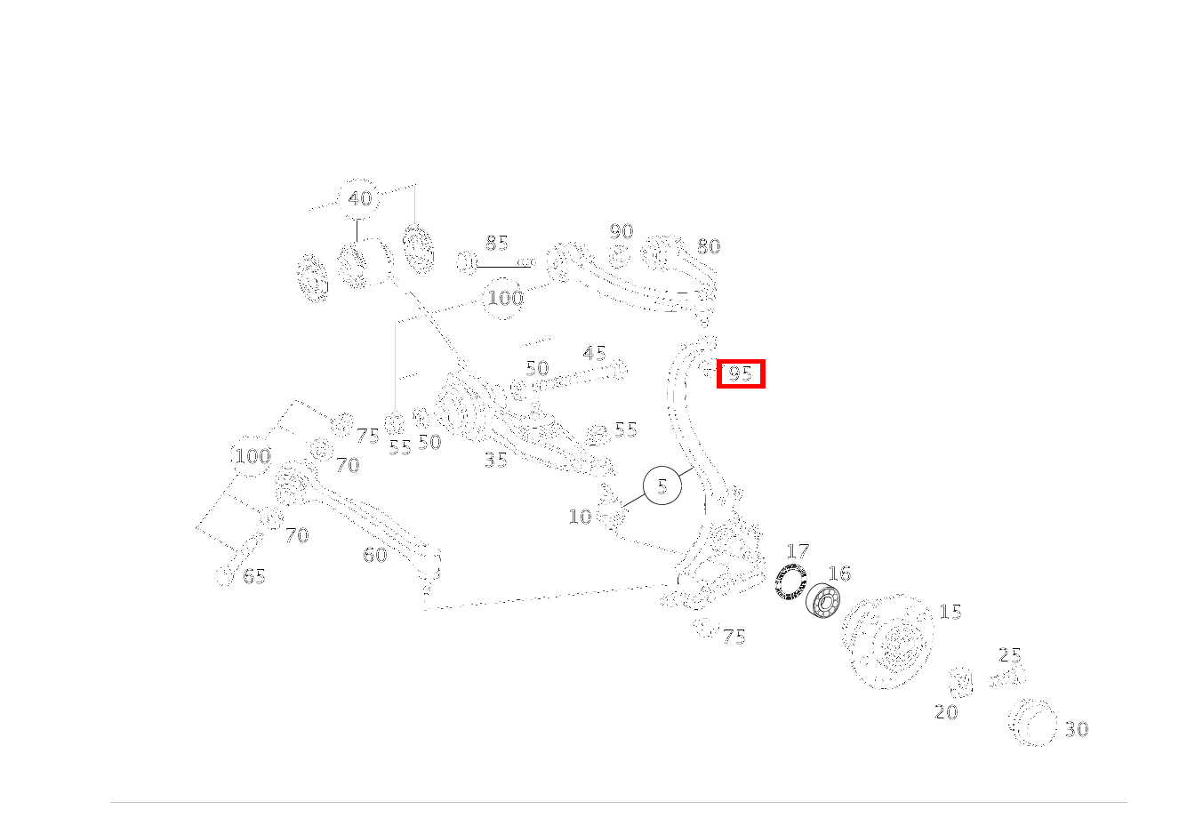 Sechskantmutter QUERLENKER OBEN AN ACHSSCHENKEL; M10 CL 600 Coupé 215